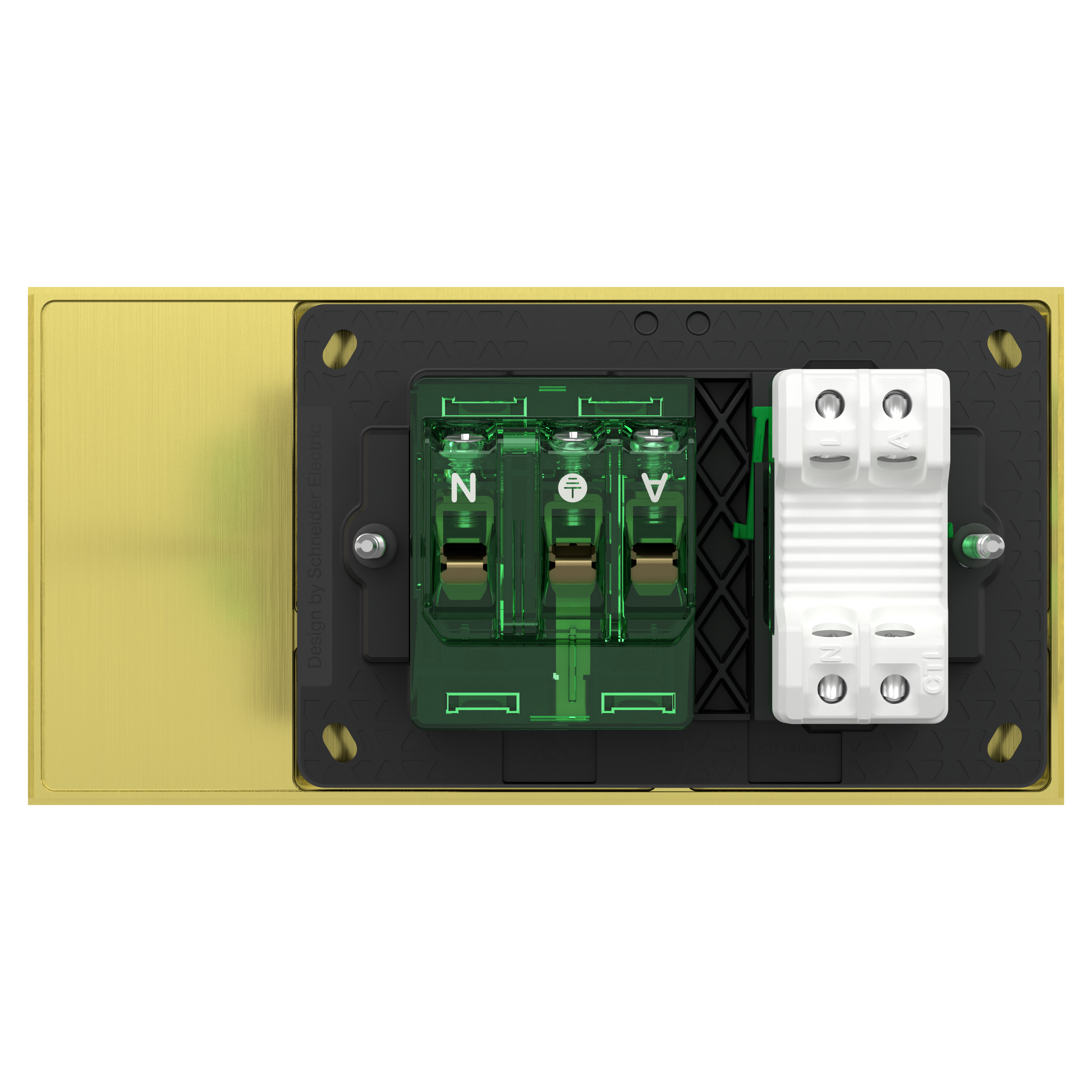 Clipsal Switched socket, Solis T Series, ZigBee, Wiser Connected, Horizontal Mount, 10A