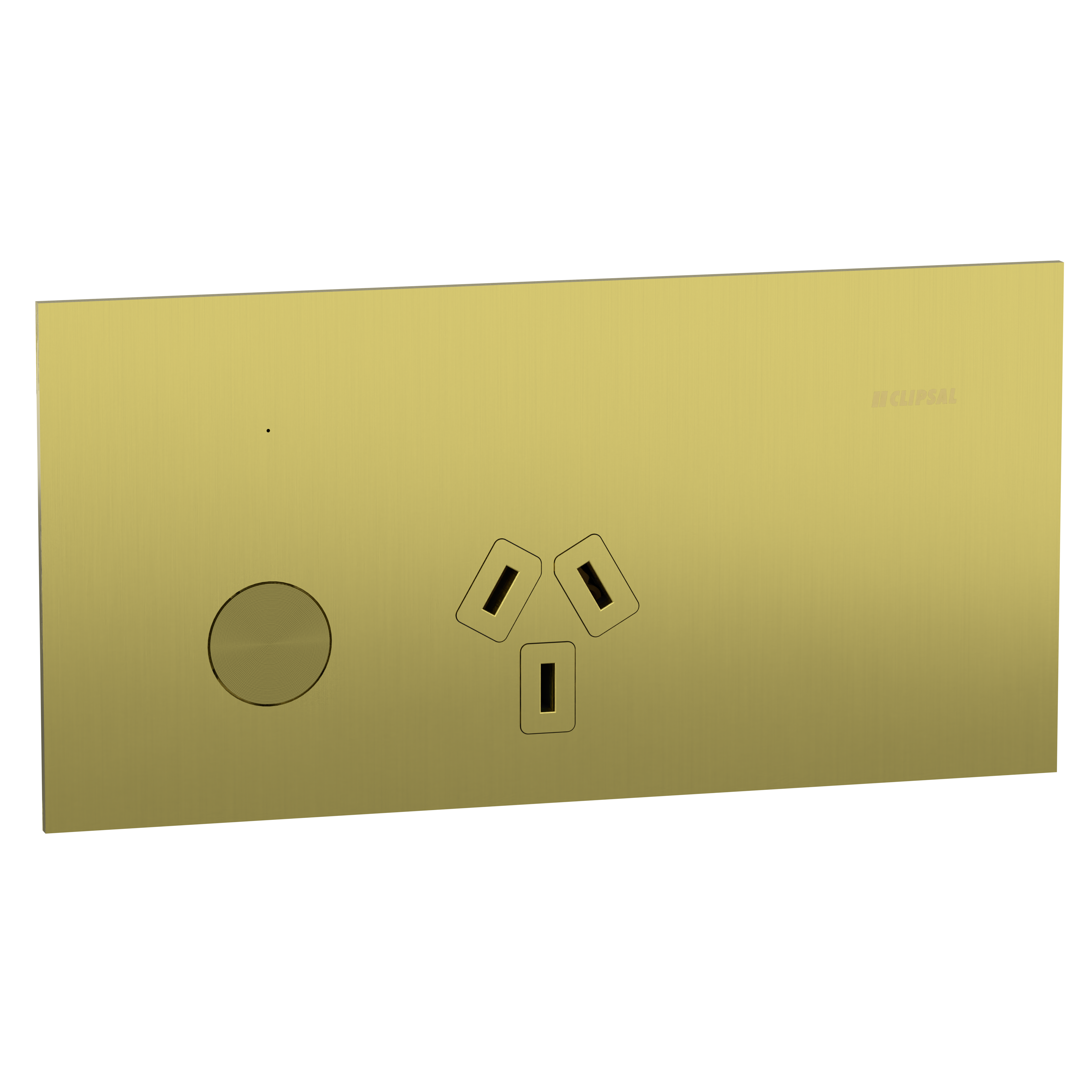 Clipsal Switched socket, Solis T Series, ZigBee, Wiser Connected, Horizontal Mount, 10A