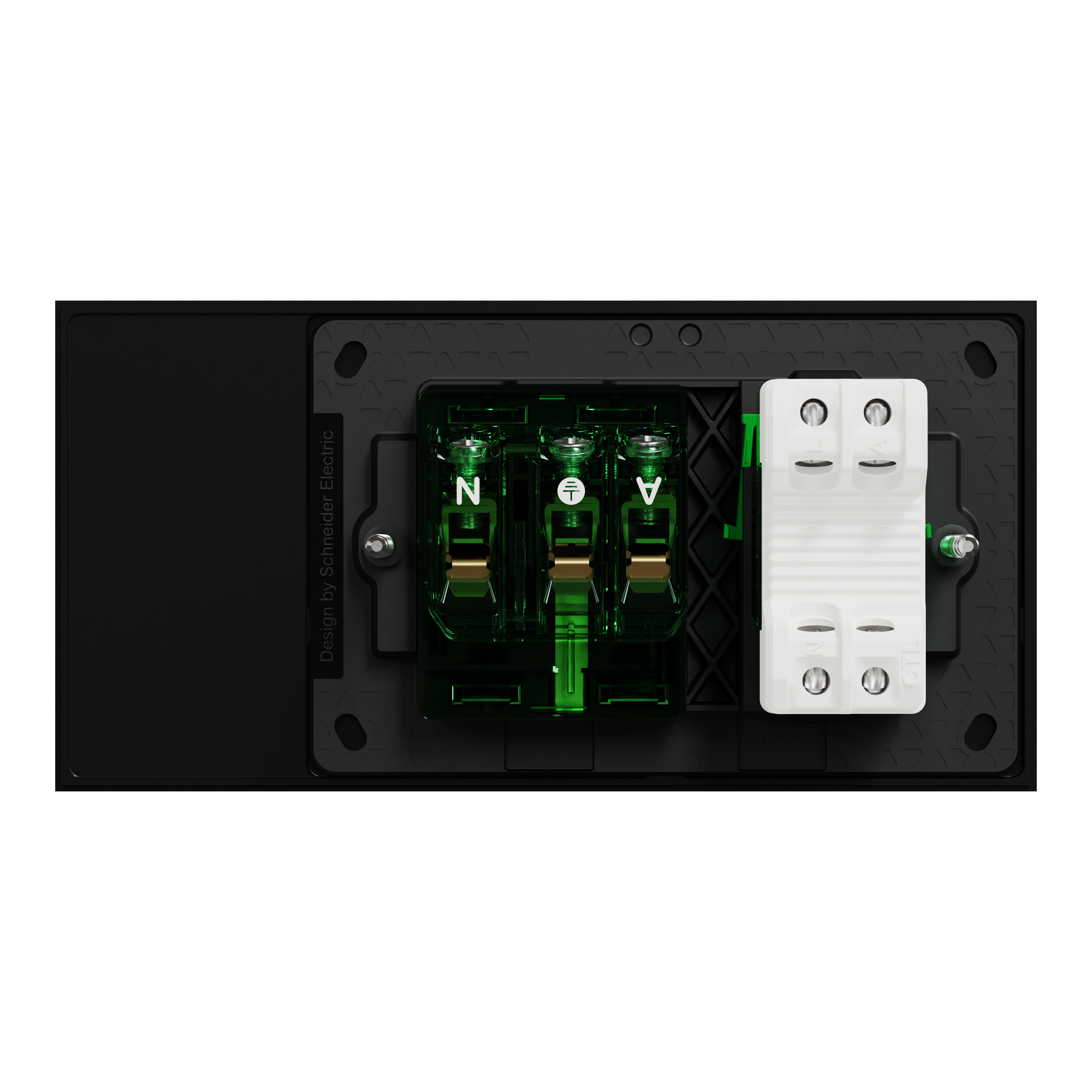 Clipsal Switched socket, Solis T Series, ZigBee, Wiser Connected, Horizontal Mount, 10A
