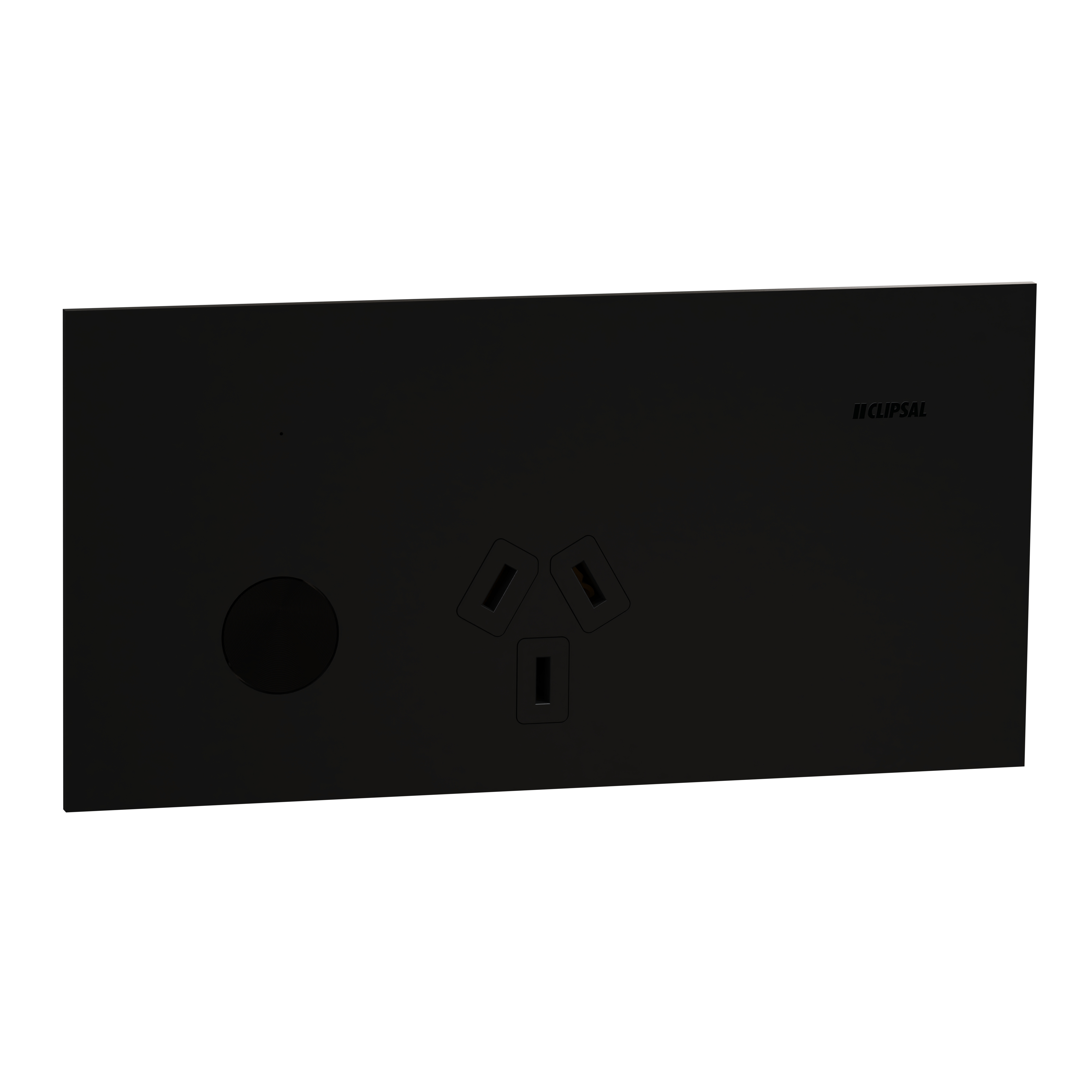 Clipsal Switched socket, Solis T Series, ZigBee, Wiser Connected, Horizontal Mount, 10A