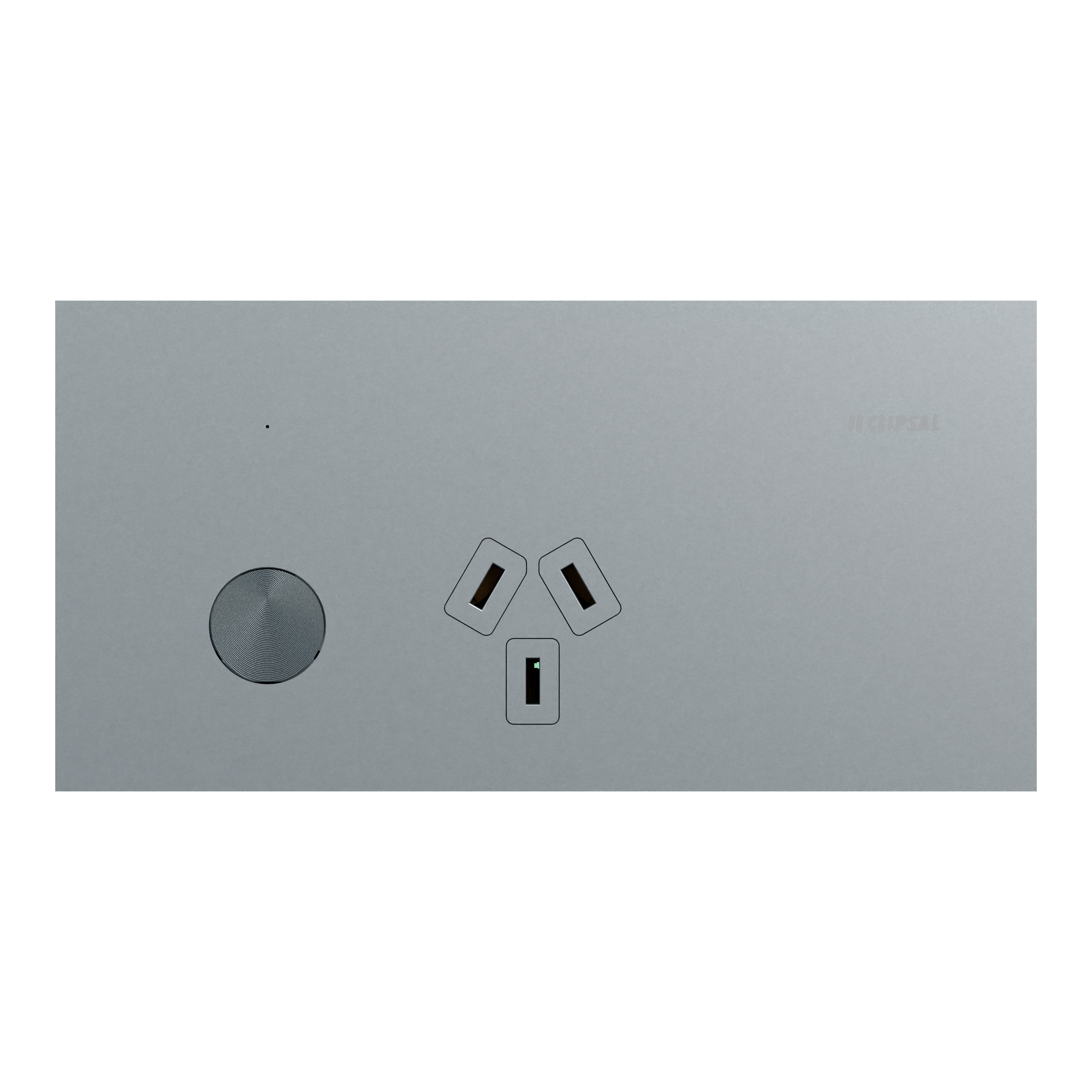 Clipsal Switched socket, Solis T Series, ZigBee, Wiser Connected, Horizontal Mount, 10A
