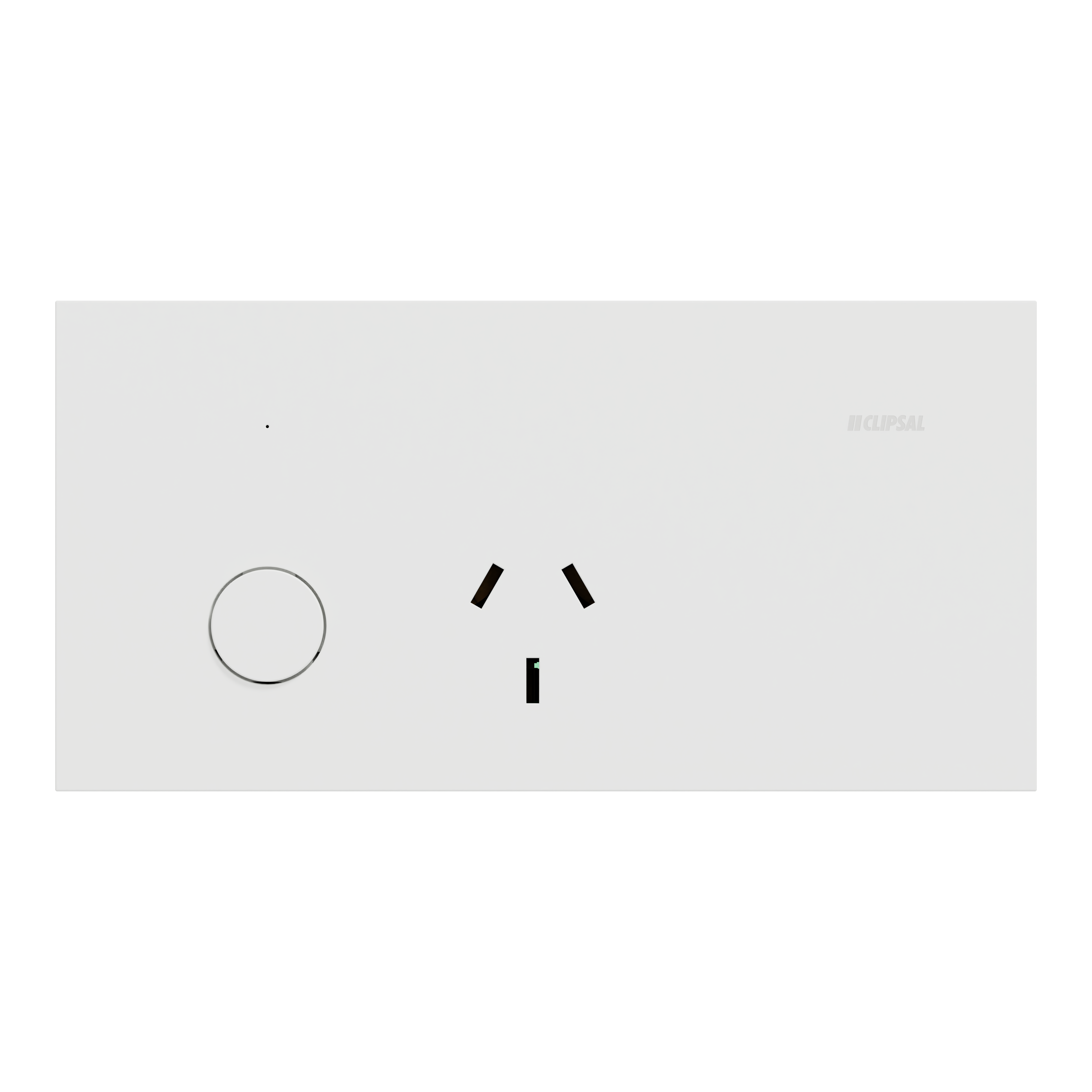 Clipsal Switched socket, Solis, ZigBee, Wiser Connected, Horizontal Mount, 10A