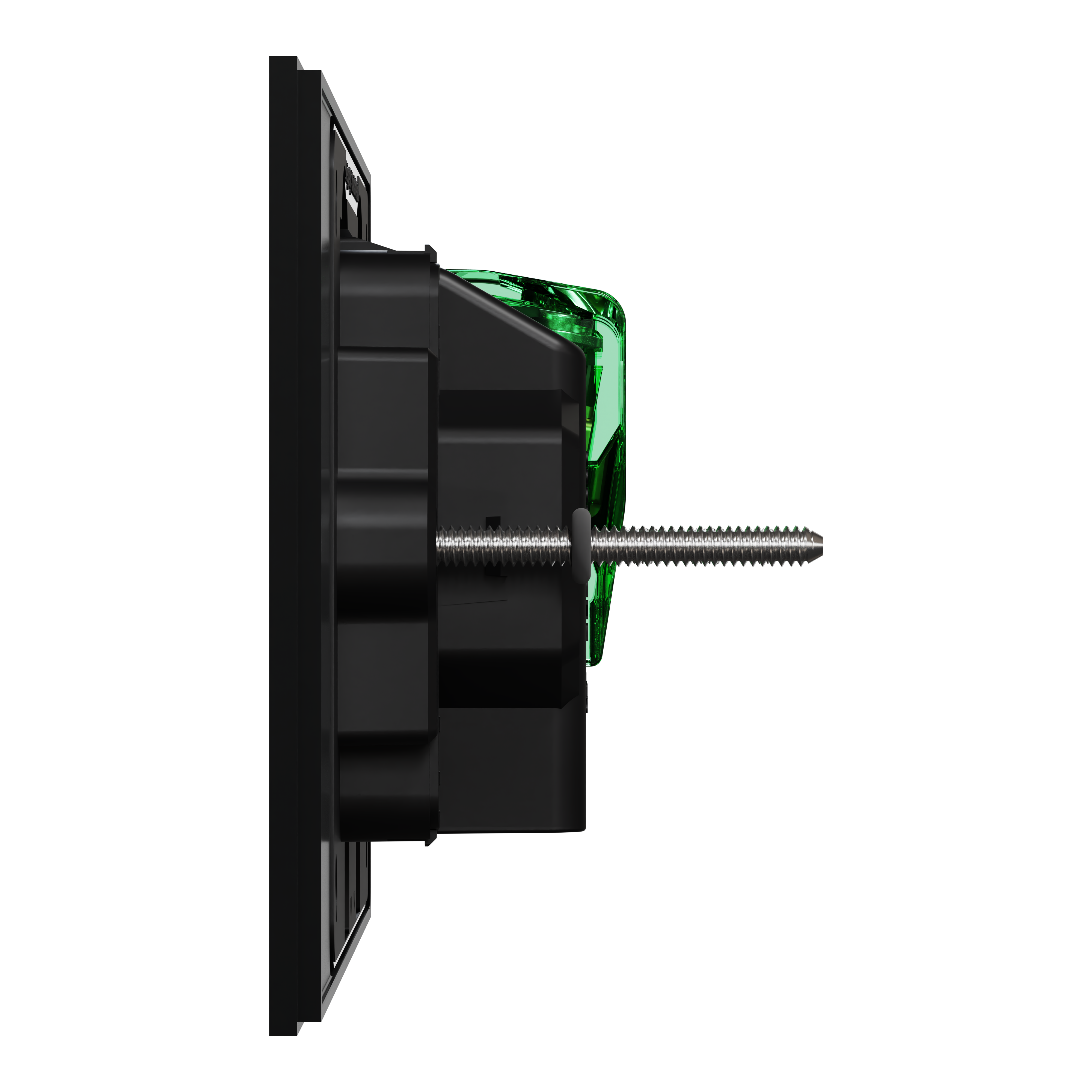 Clipsal Double switched socket outlet, Solis T Series, horizontal, 10A