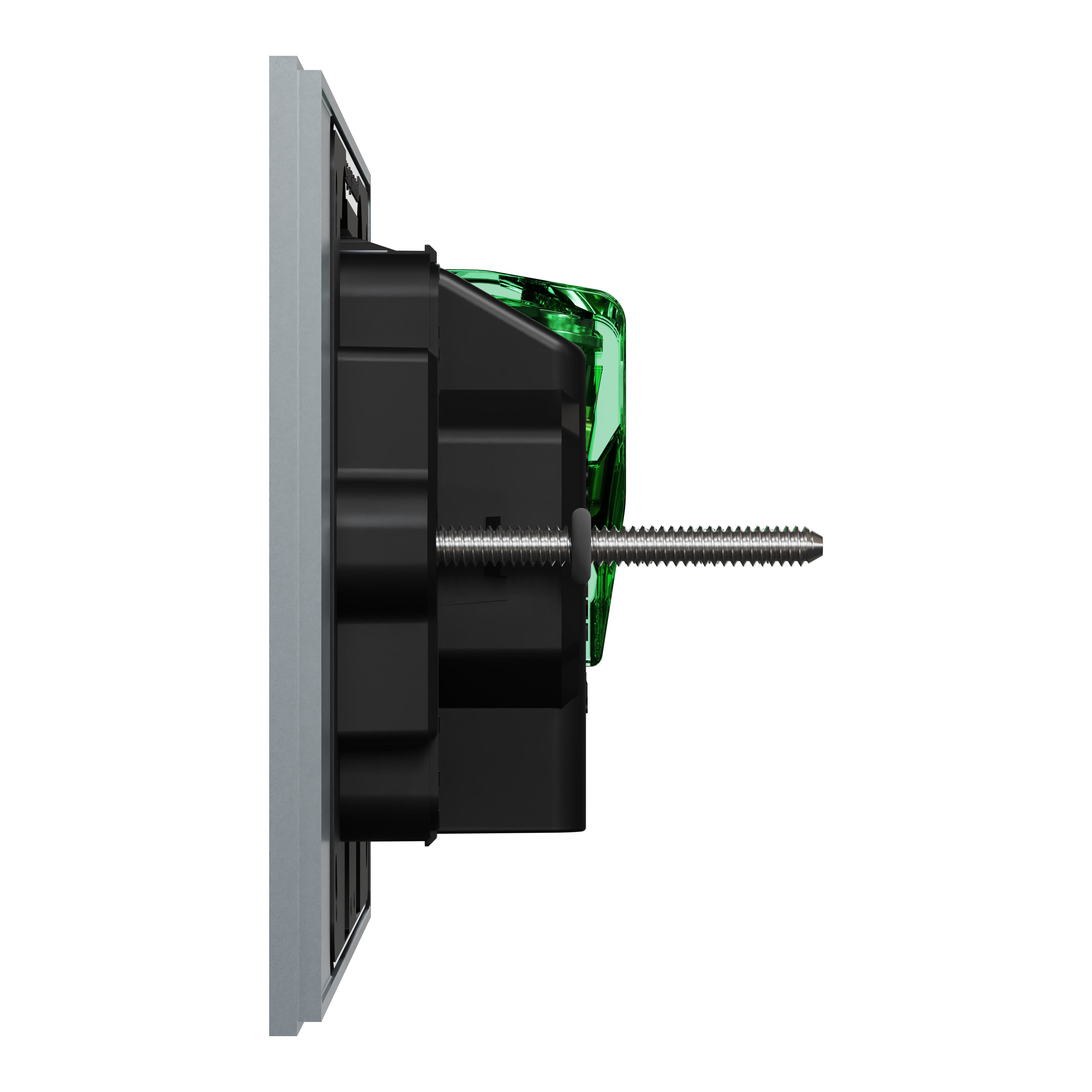 Clipsal Double switched socket outlet, Solis T Series, horizontal, 10A