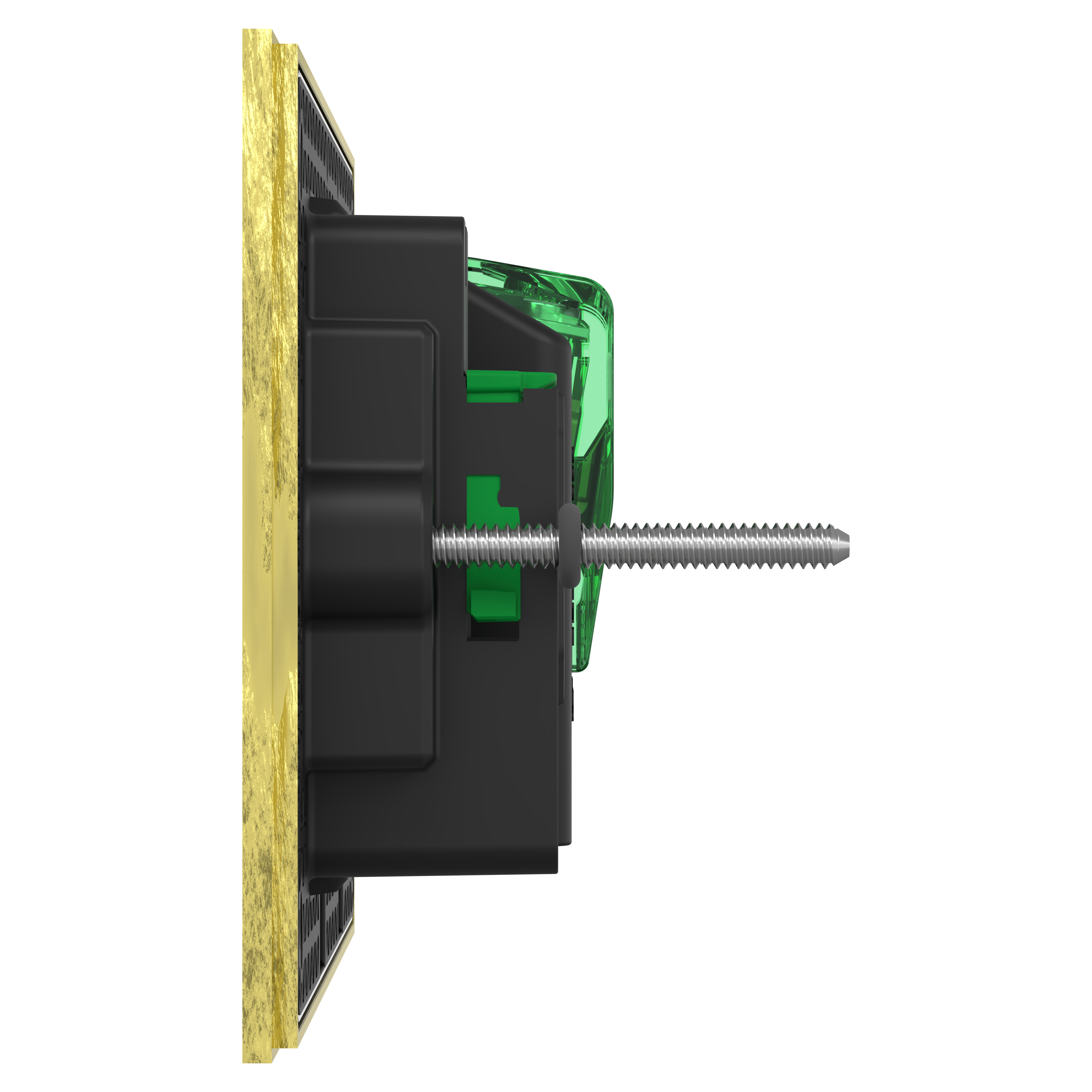 Clipsal Double switched socket outlet, Solis T Series, horizontal, 10A