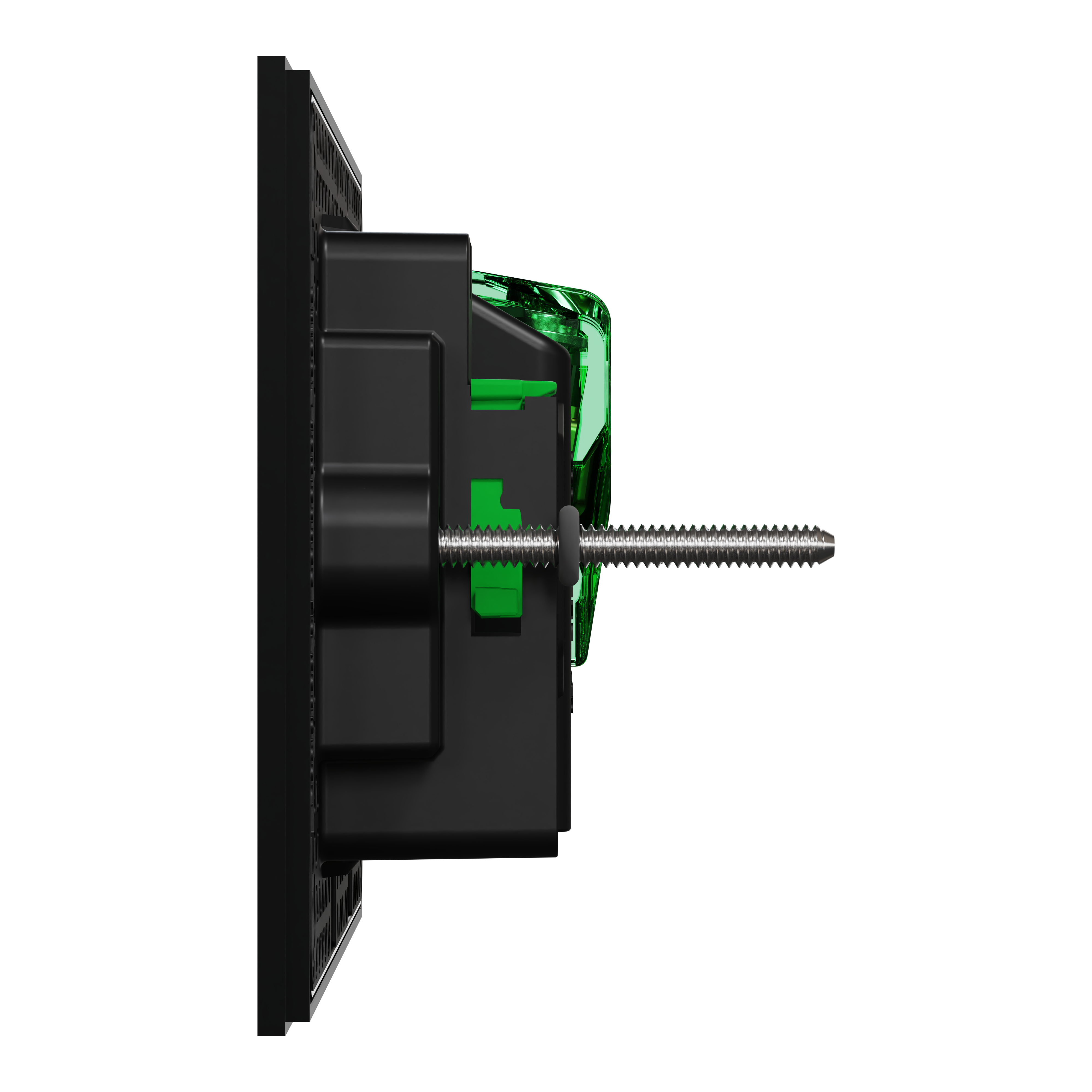 Clipsal Double switched socket outlet, Solis T Series, horizontal, 10A