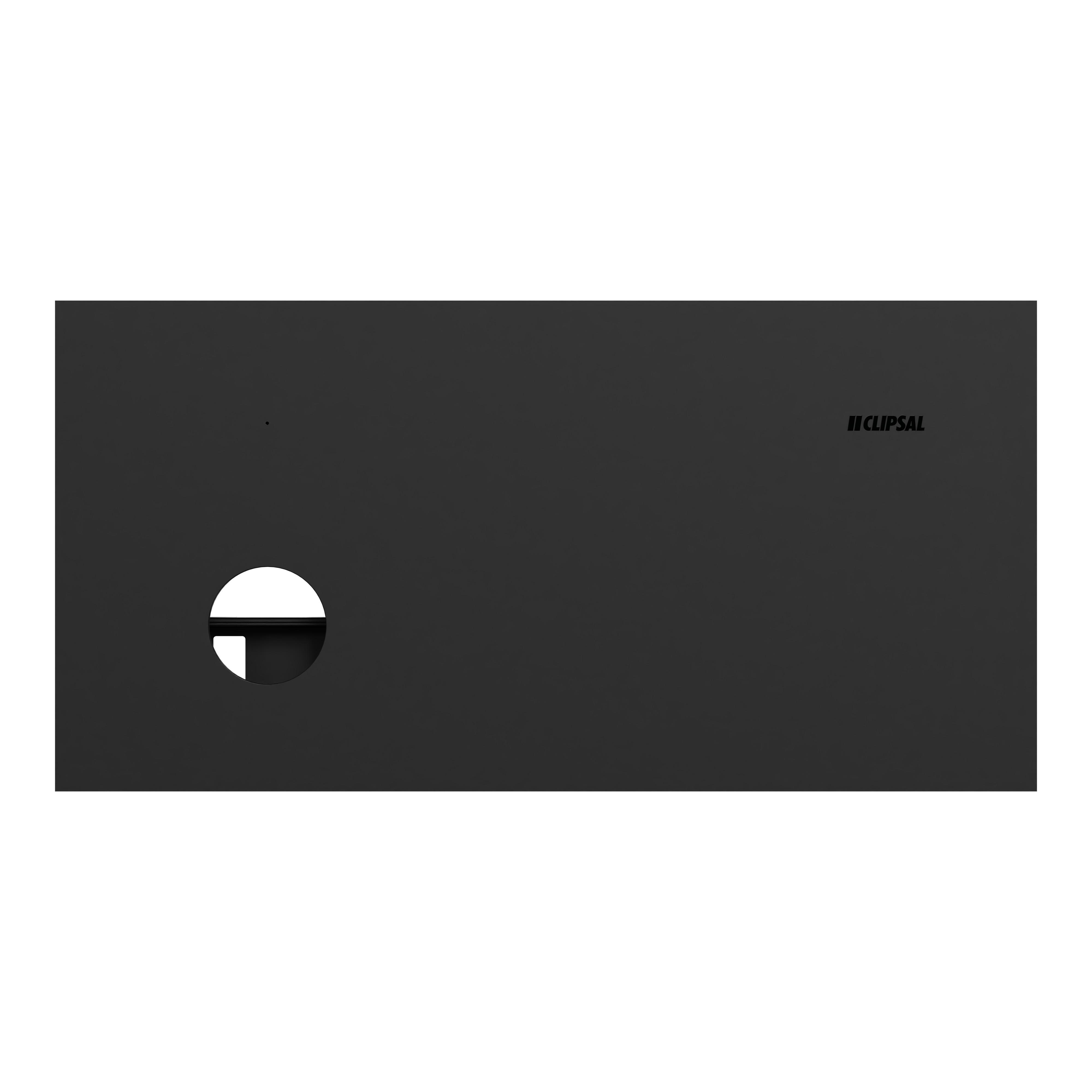 Clipsal Grid plate with cover frame, Solis, for switch, horizontal, 1 gang