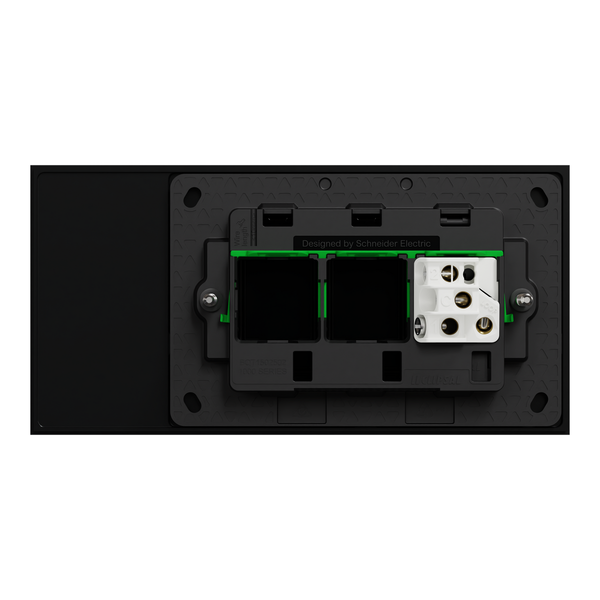 Clipsal Switch, Solis T Series, 1 gang, horizontal, 16AX/20A