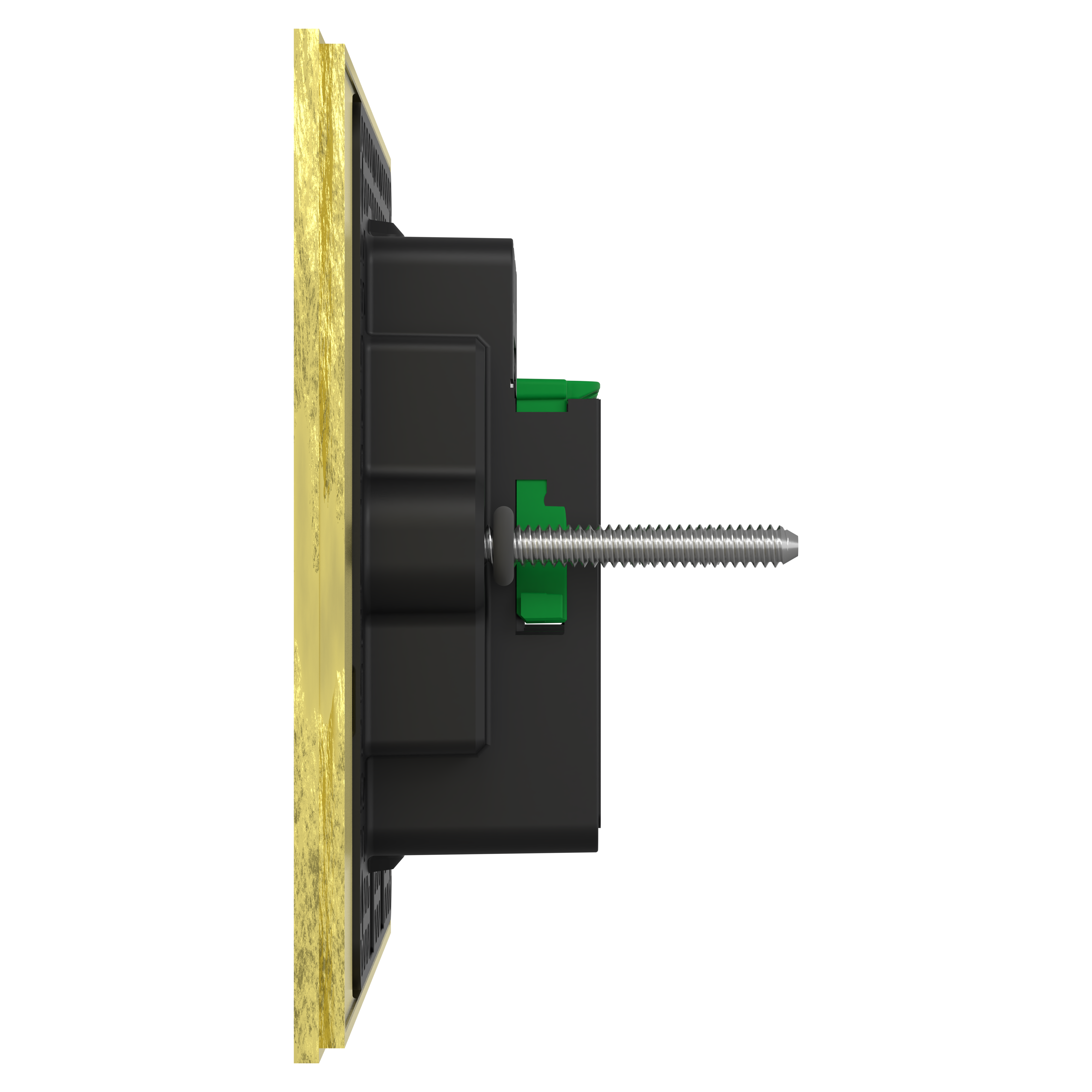 Clipsal Grid plate with cover frame, Solis T Series, for switch, horizontal, 1 gang