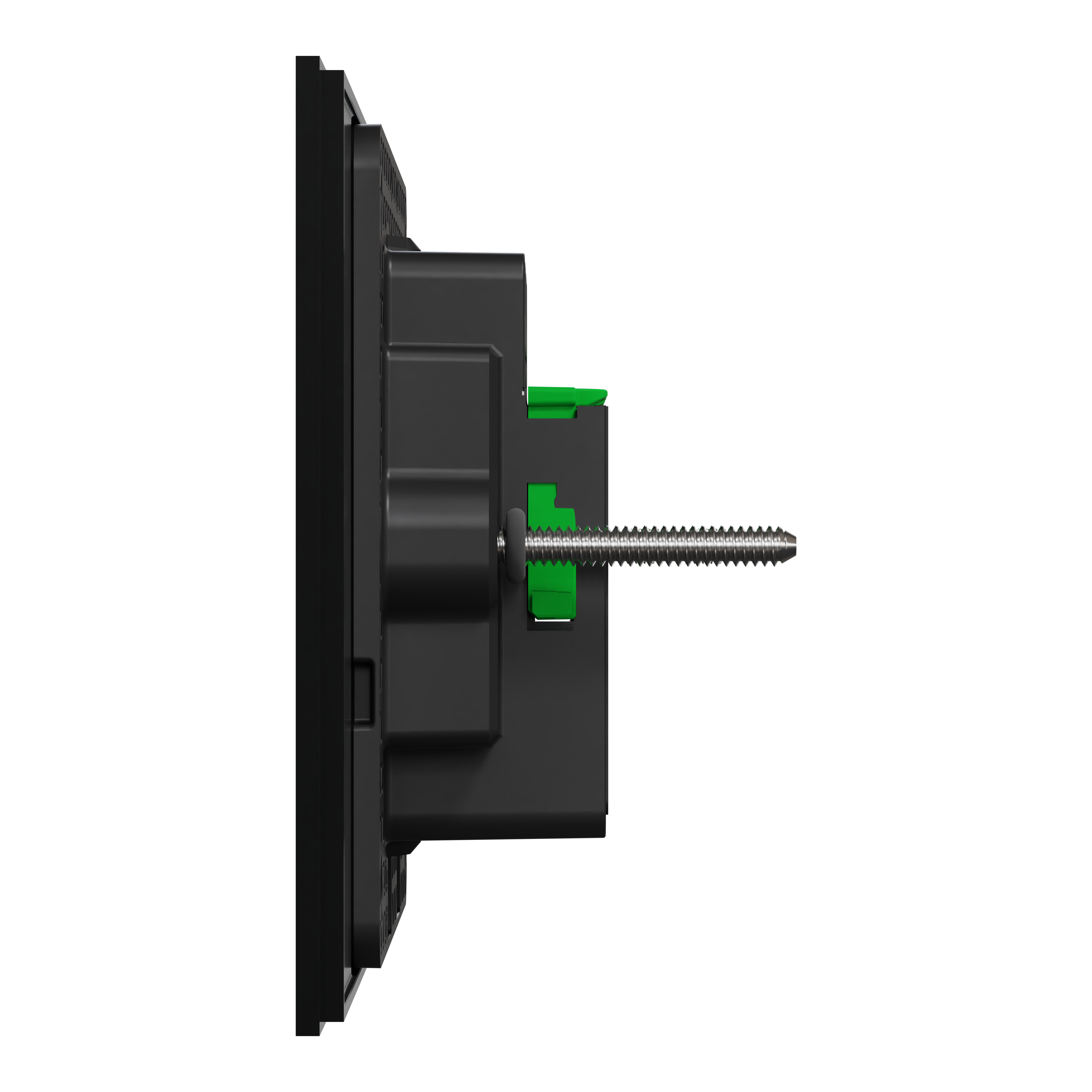 Clipsal Grid plate with cover frame, Solis T Series, for switch, horizontal, 1 gang