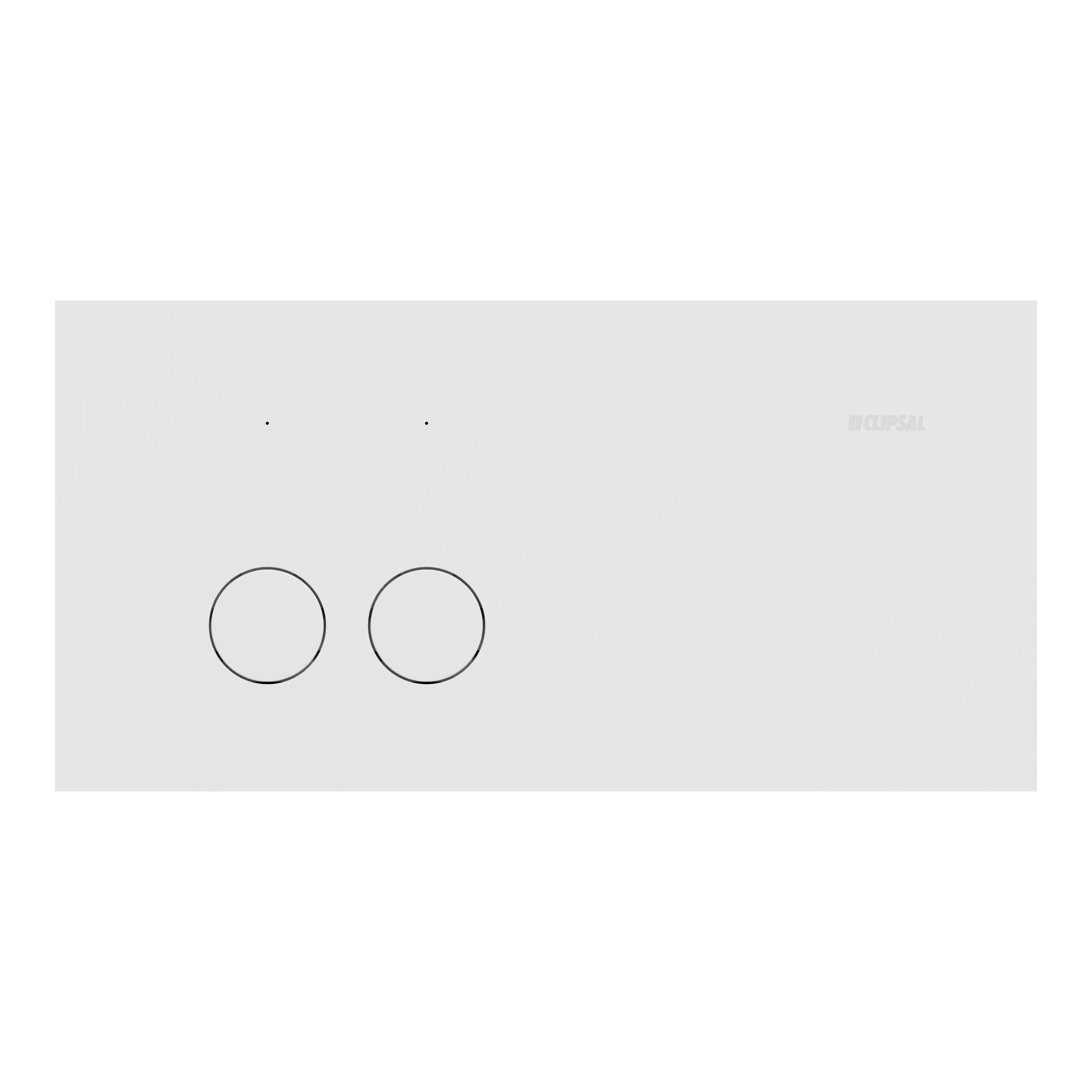 Clipsal Switch, Solis, 2 gangs, horizontal, 16AX/20A