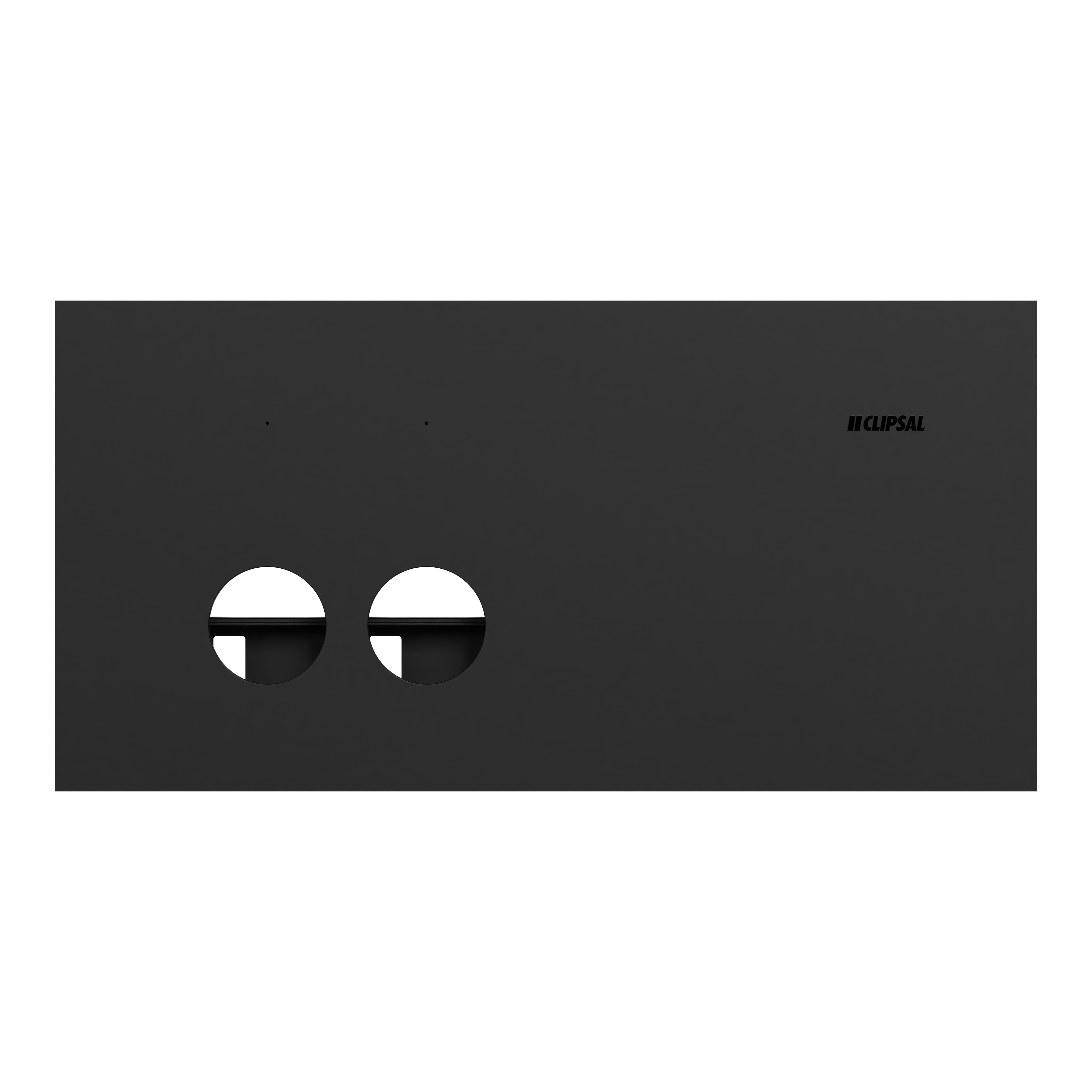 Clipsal Grid plate with cover frame, Solis, for switch, horizontal, 2 gangs