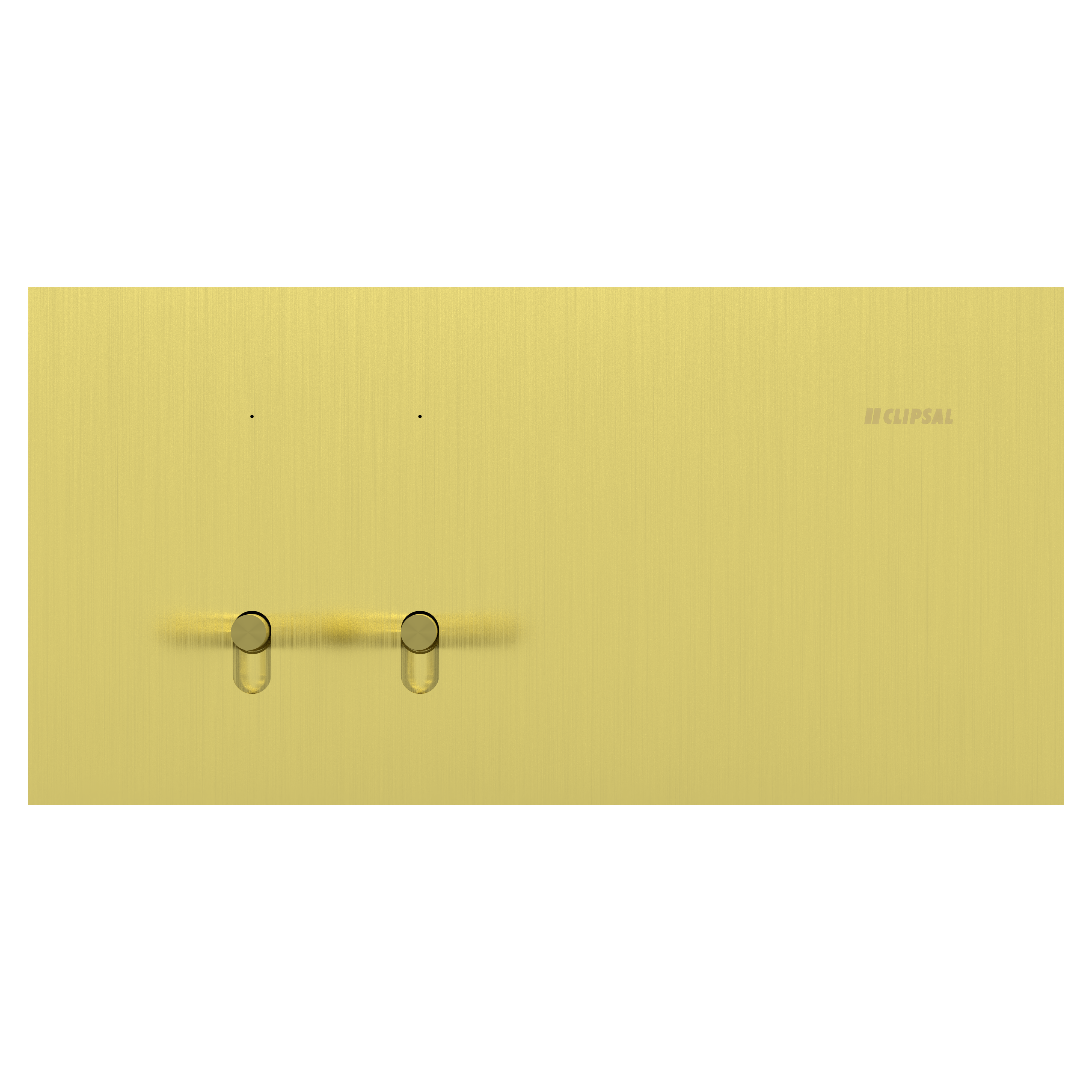 Clipsal Switch, Solis T Series, 2 gangs, horizontal, 16AX/20A