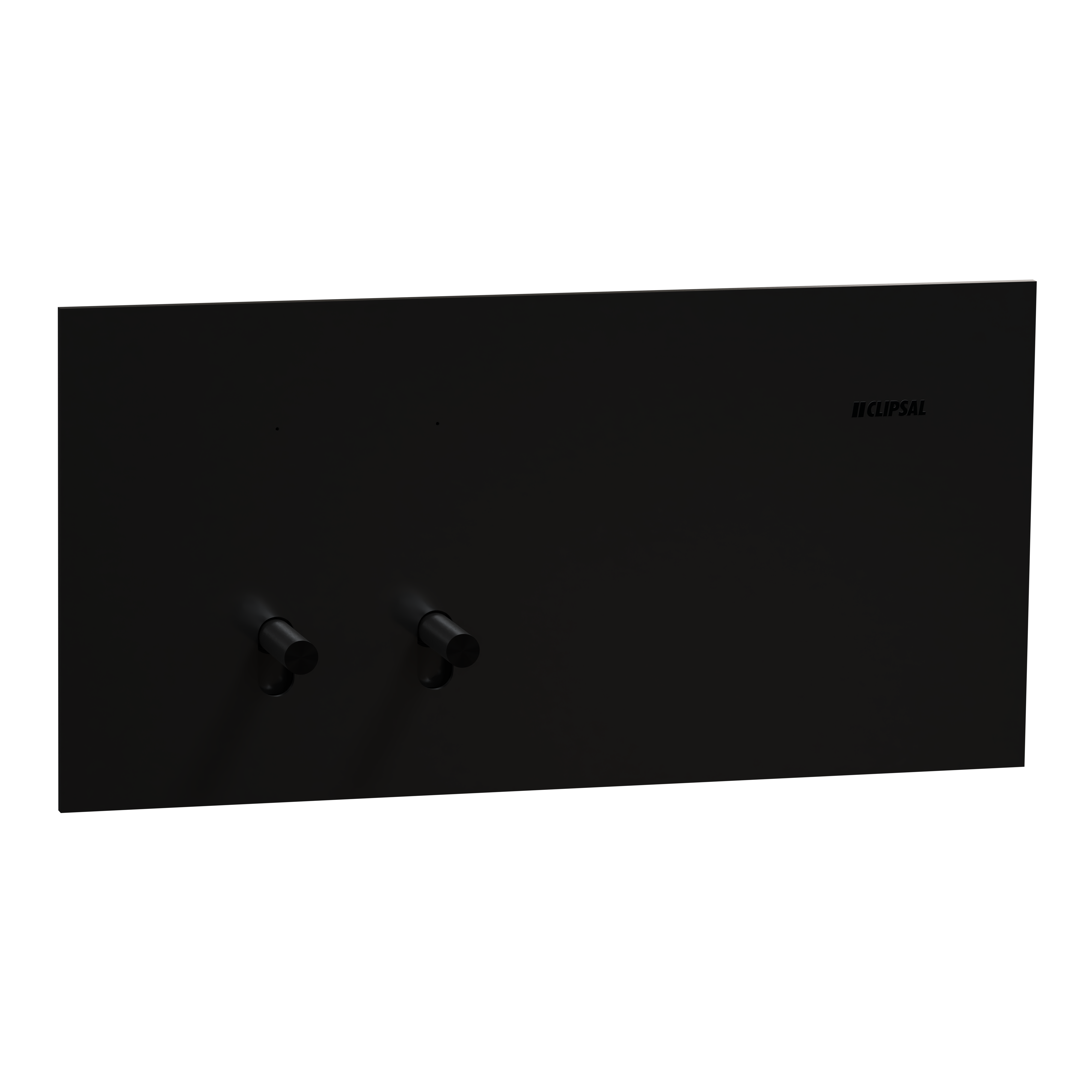 Clipsal Switch, Solis T Series, 2 gangs, horizontal, 16AX/20A