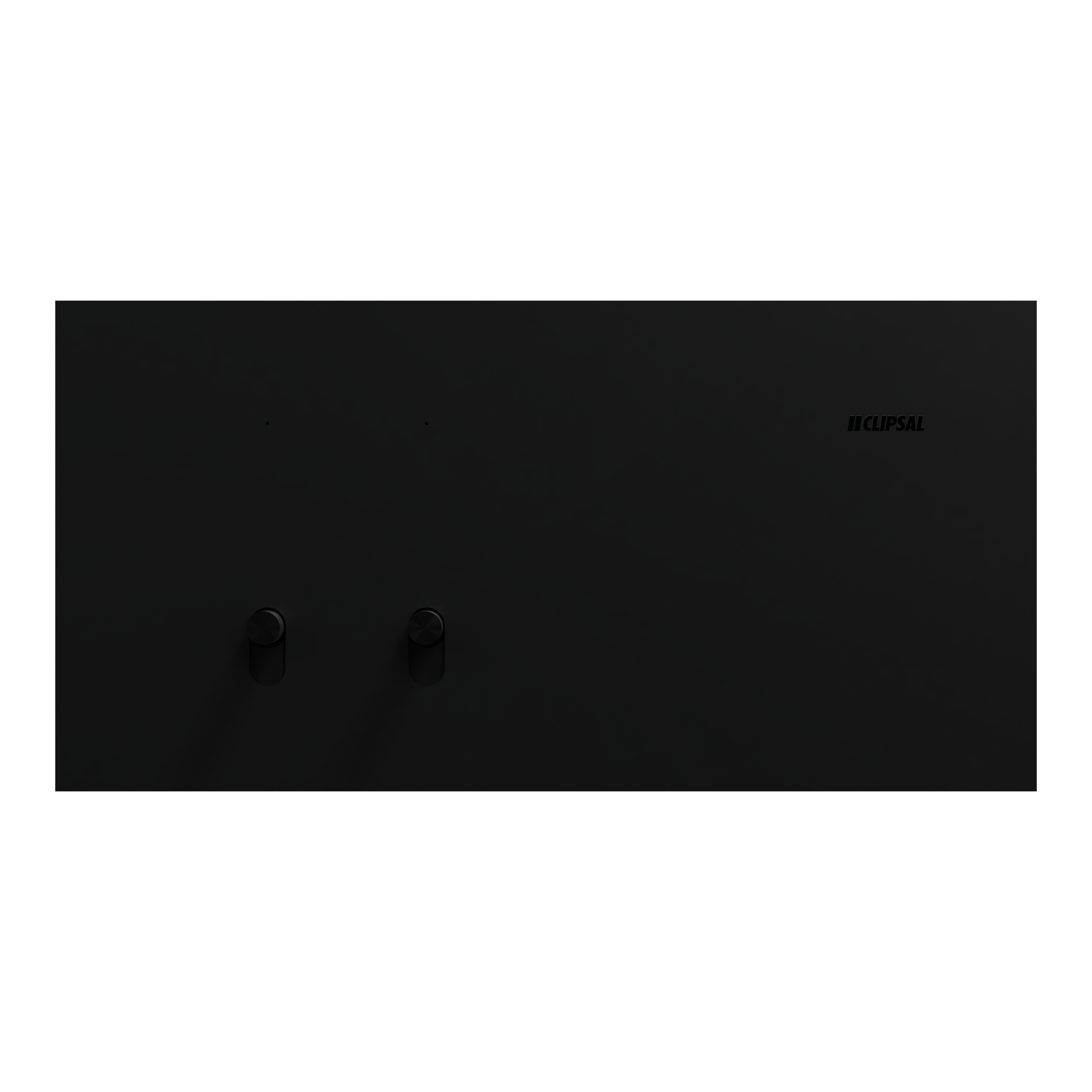 Clipsal Switch, Solis T Series, 2 gangs, horizontal, 16AX/20A