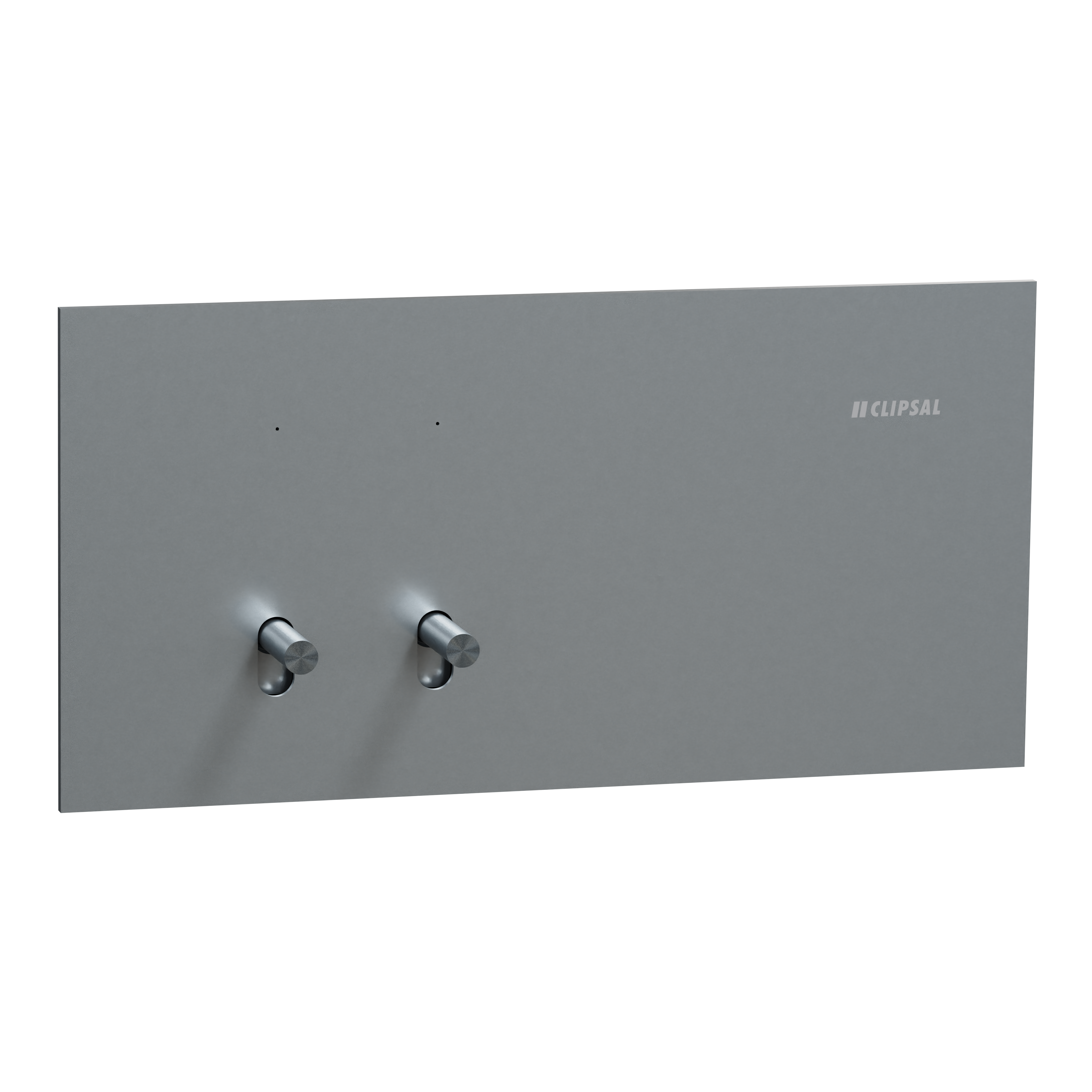 Clipsal Switch, Solis T Series, 2 gangs, horizontal, 16AX/20A