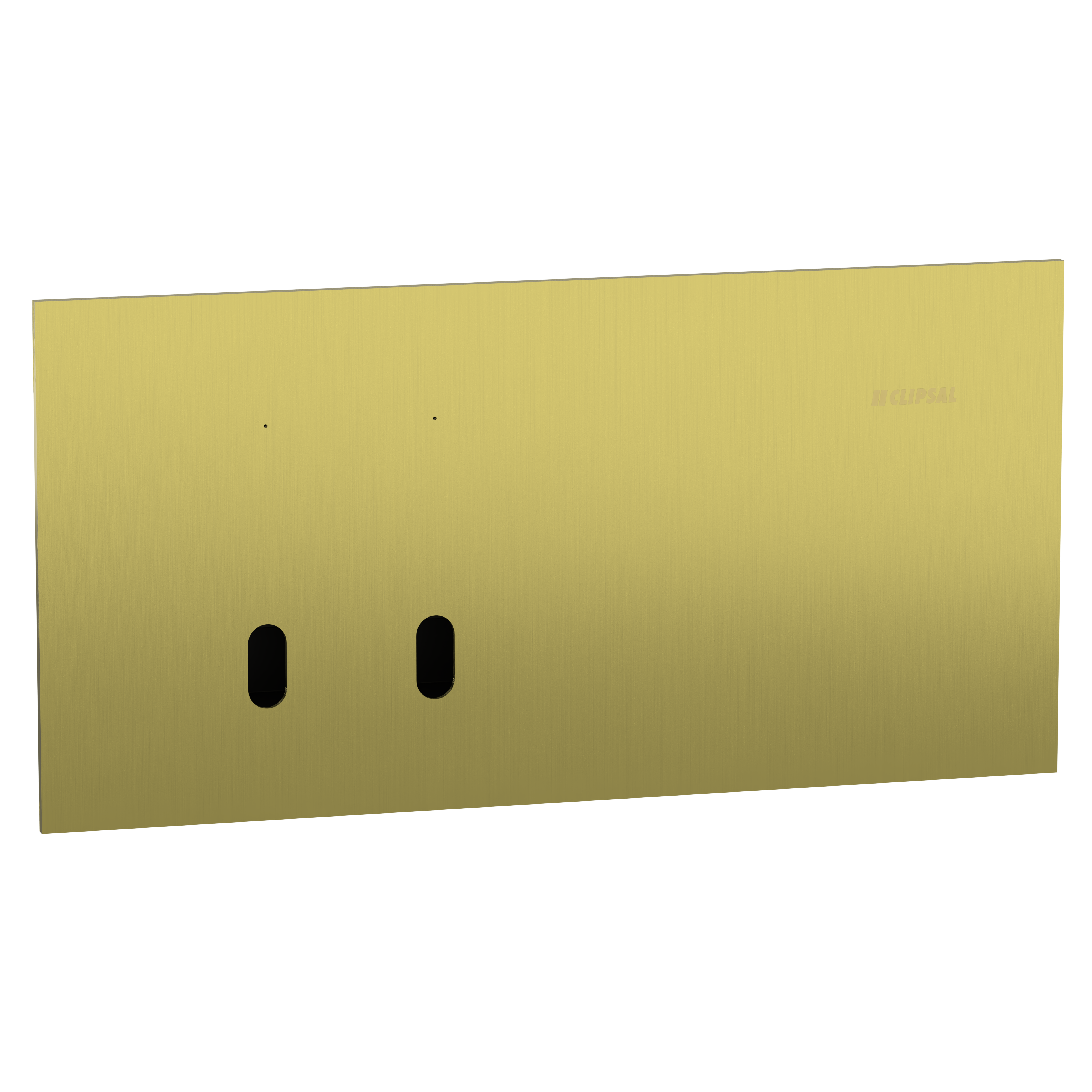 Clipsal Grid plate with cover frame, Solis T Series, for switch, horizontal, 2 gangs