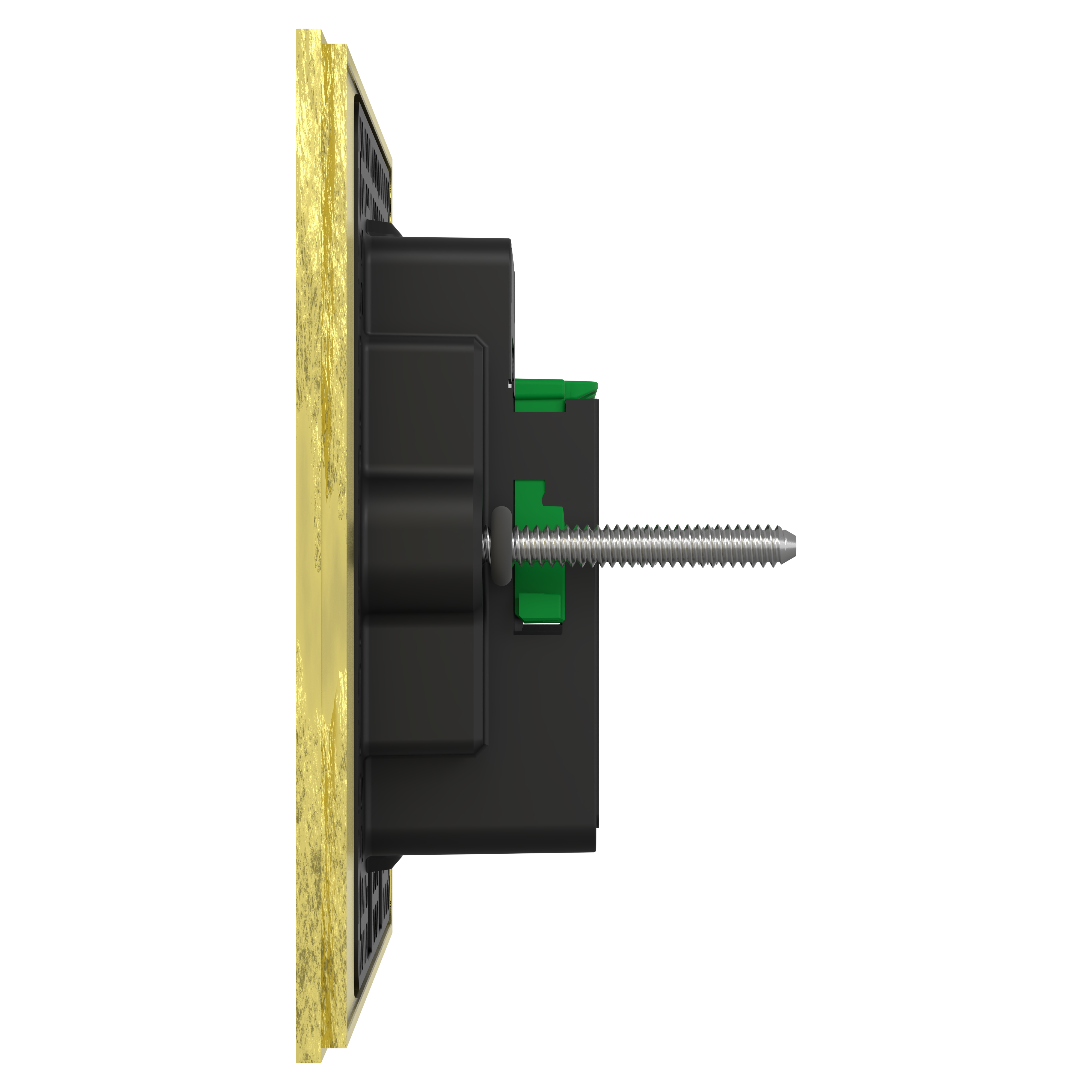 Clipsal Grid plate with cover frame, Solis T Series, for switch, horizontal, 2 gangs