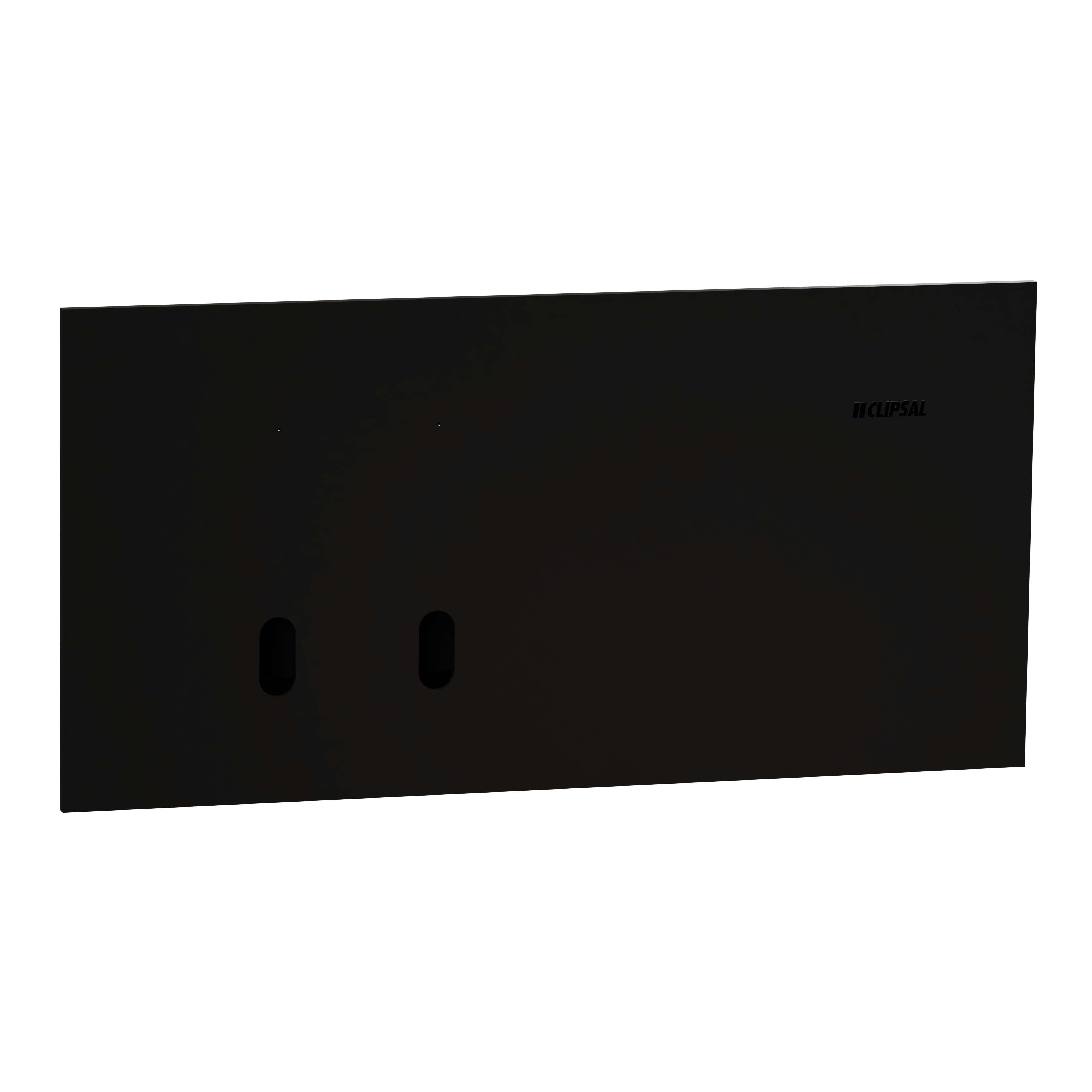 Clipsal Grid plate with cover frame, Solis T Series, for switch, horizontal, 2 gangs