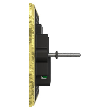 Clipsal Grid plate with cover frame, Solis T Series, Communication plate less mechs, horizontal, 3 gangs