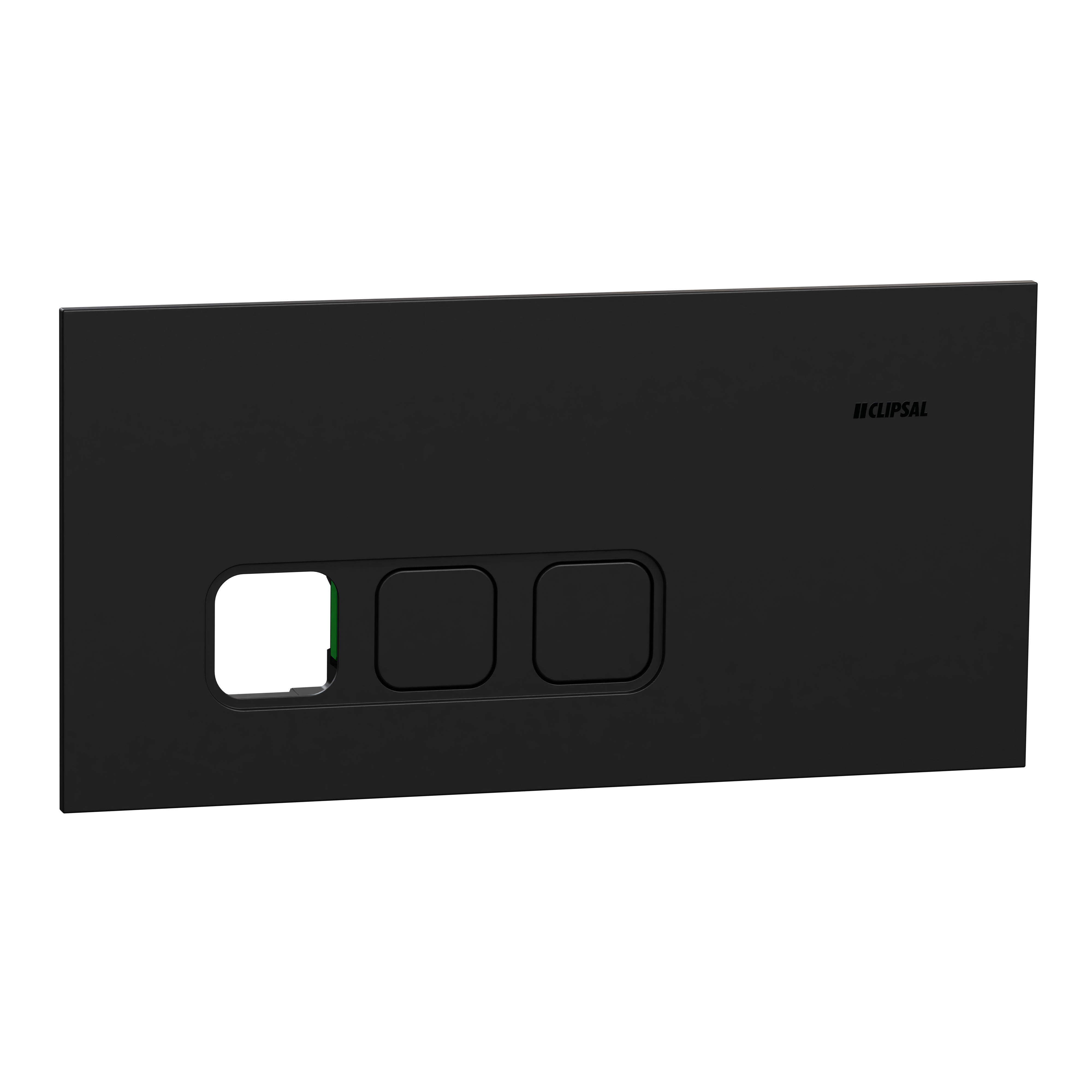 Clipsal Grid plate with cover frame, Solis, Communication plate less mechs, horizontal, 3 gangs