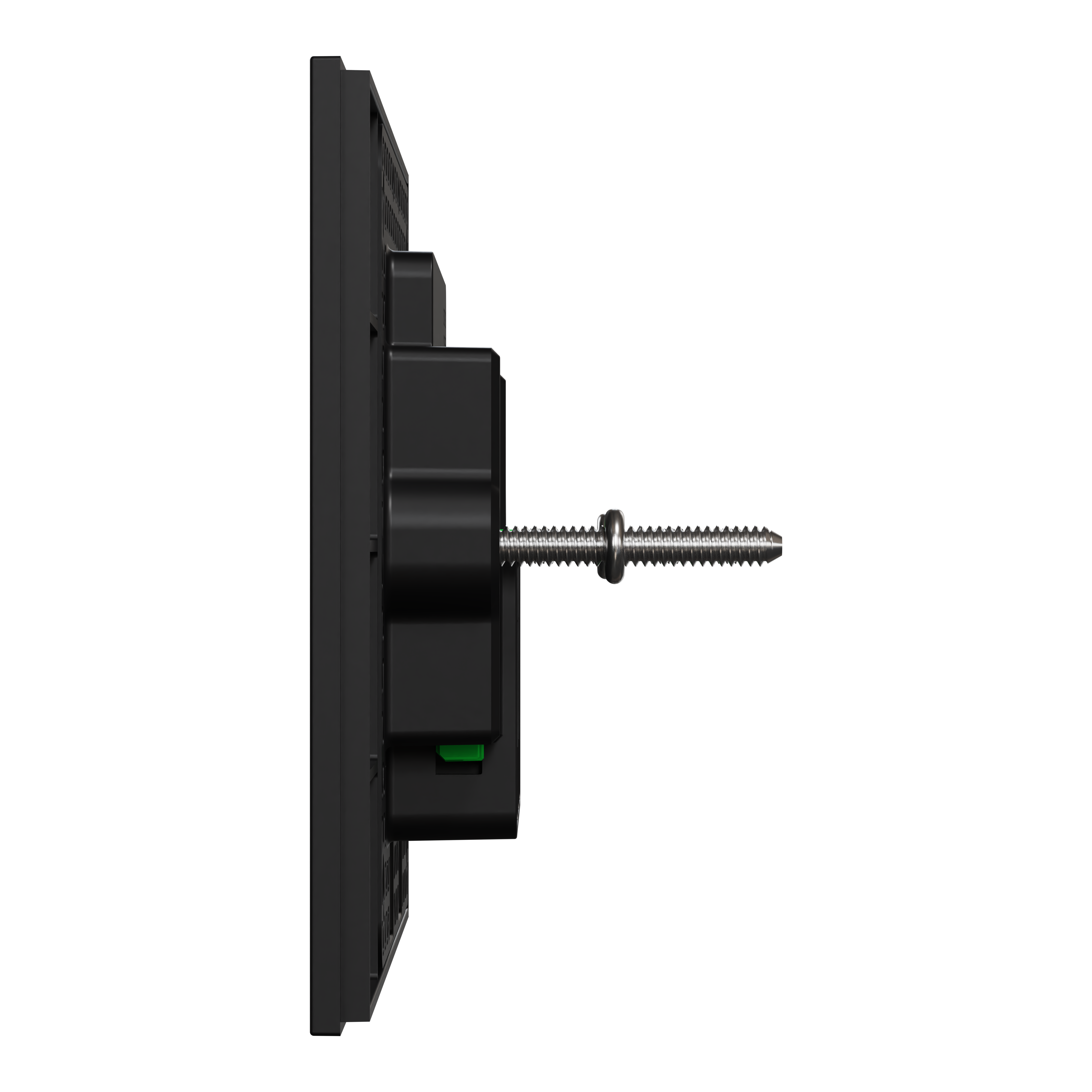 Clipsal Grid plate with cover frame, Solis, Communication plate less mechs, horizontal, 3 gangs