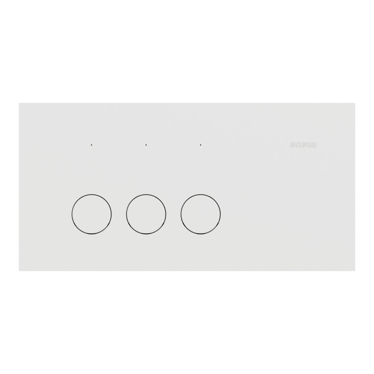 Clipsal Switch, Solis, 3 gangs, horizontal, 16AX/20A