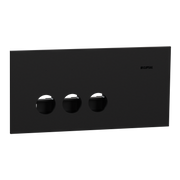 Clipsal Grid plate with cover frame, Solis, for switch, horizontal, 3 gangs