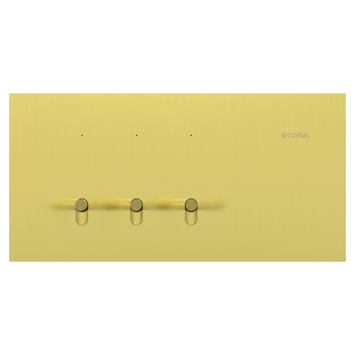 Clipsal Switch, Solis T Series, 3 gangs, horizontal, 16AX/20A