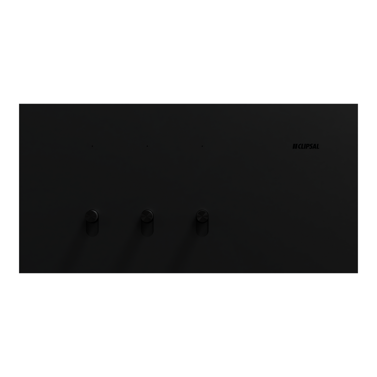 Clipsal Switch, Solis T Series, 3 gangs, horizontal, 16AX/20A