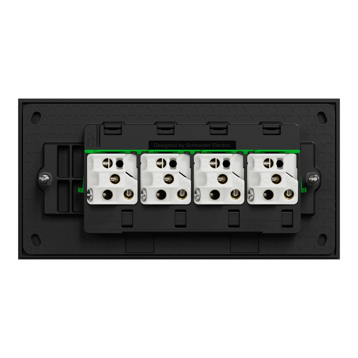 Clipsal Switch, Solis, 4 gangs, horizontal, 16AX/20A