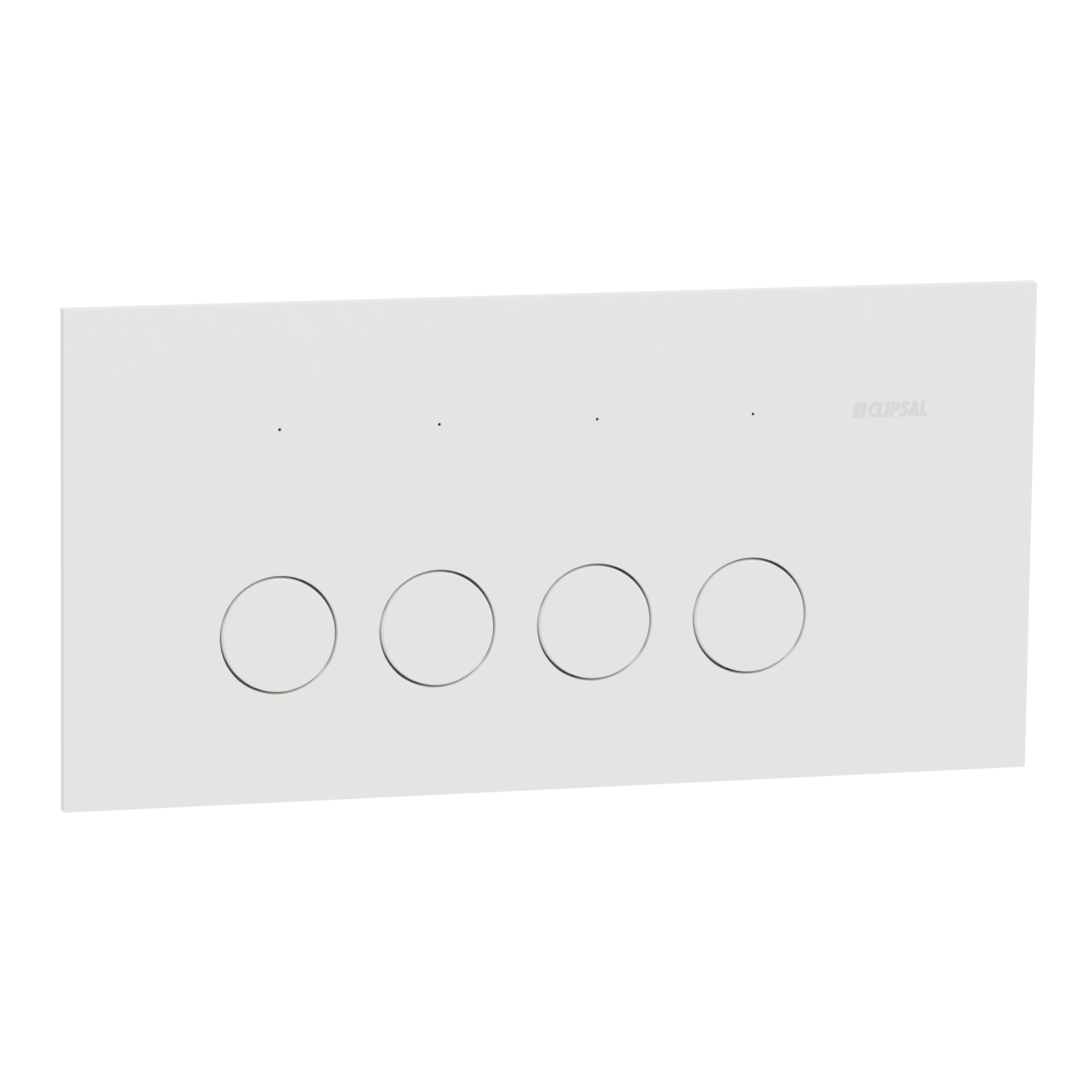 Clipsal Switch, Solis, 4 gangs, horizontal, 16AX/20A