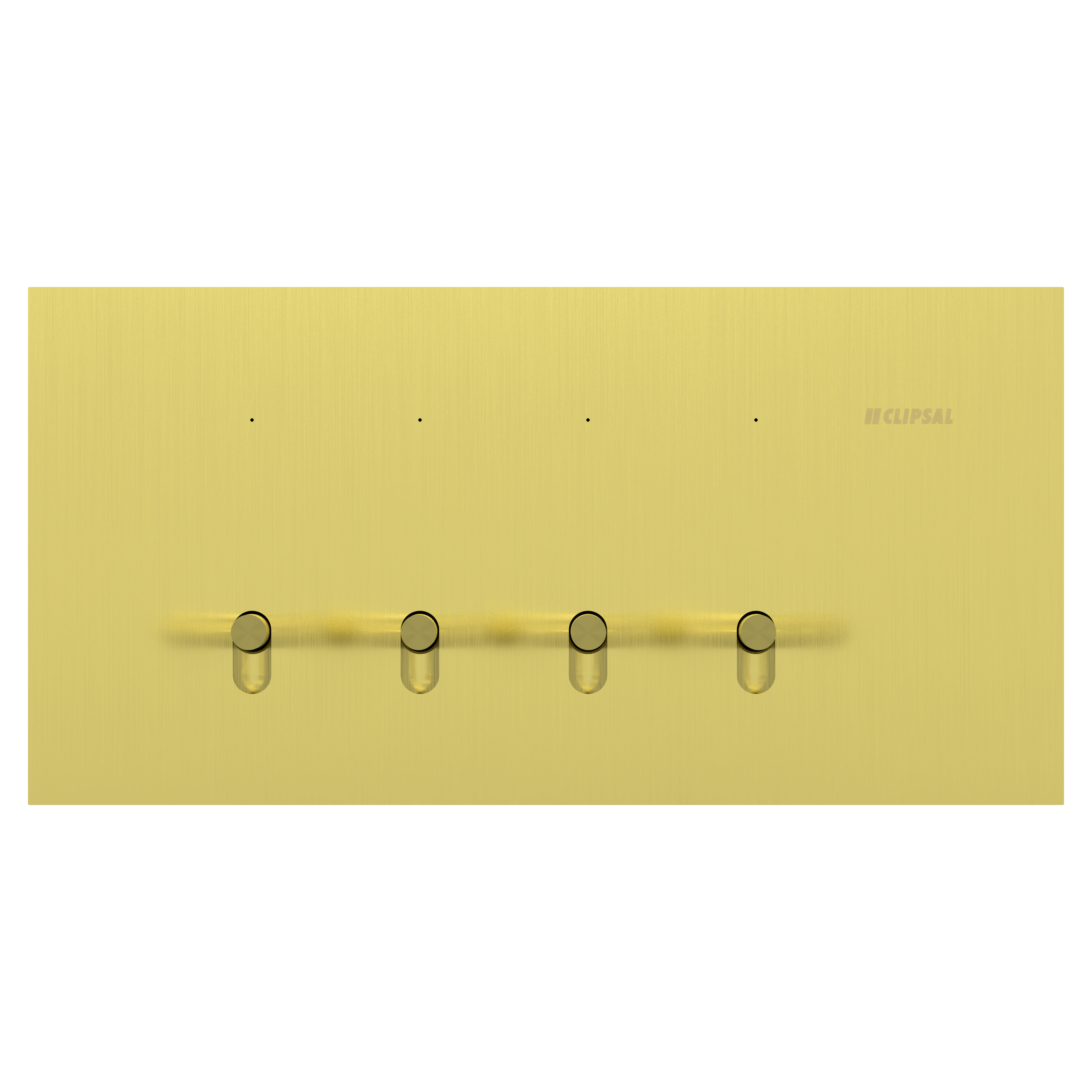 Clipsal Switch, Solis T Series, 4 gangs, horizontal, 16AX/20A