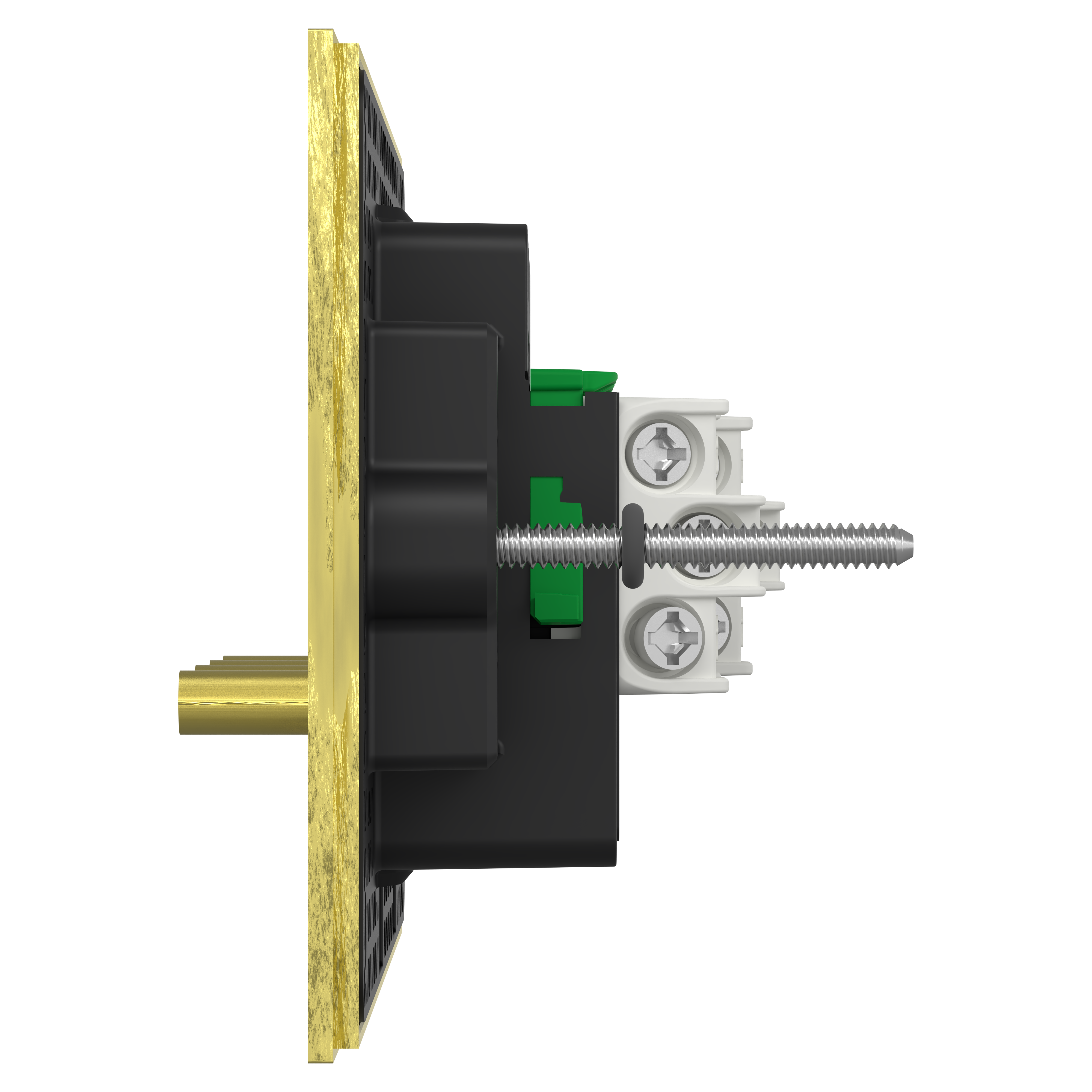 Clipsal Switch, Solis T Series, 4 gangs, horizontal, 16AX/20A