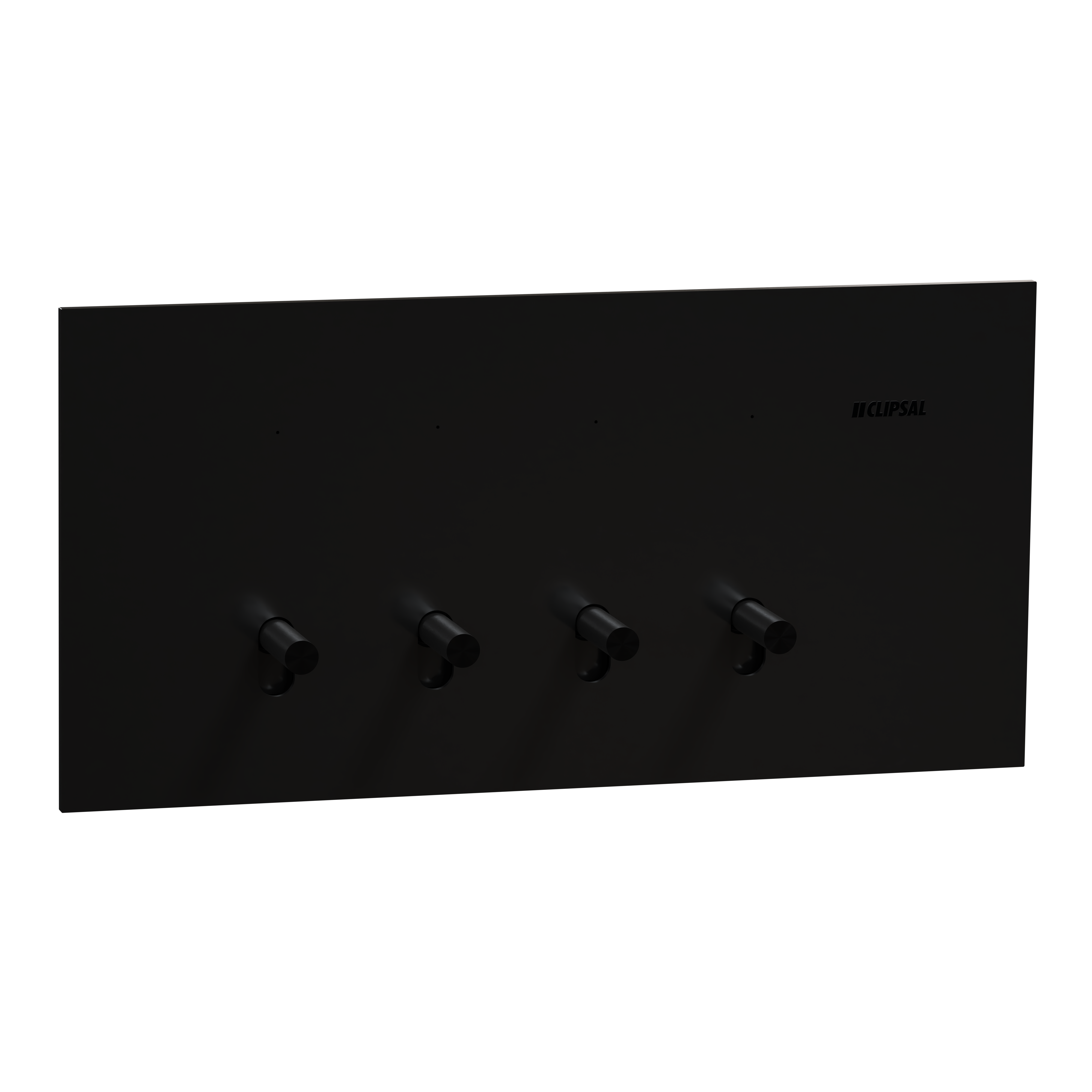 Clipsal Switch, Solis T Series, 4 gangs, horizontal, 16AX/20A
