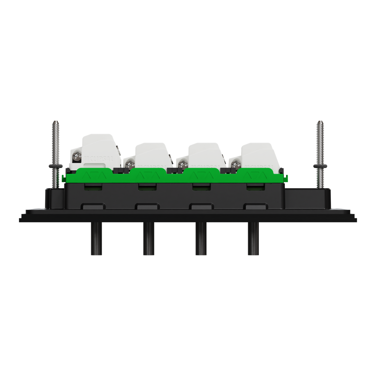 Clipsal Switch, Solis T Series, 4 gangs, horizontal, 16AX/20A