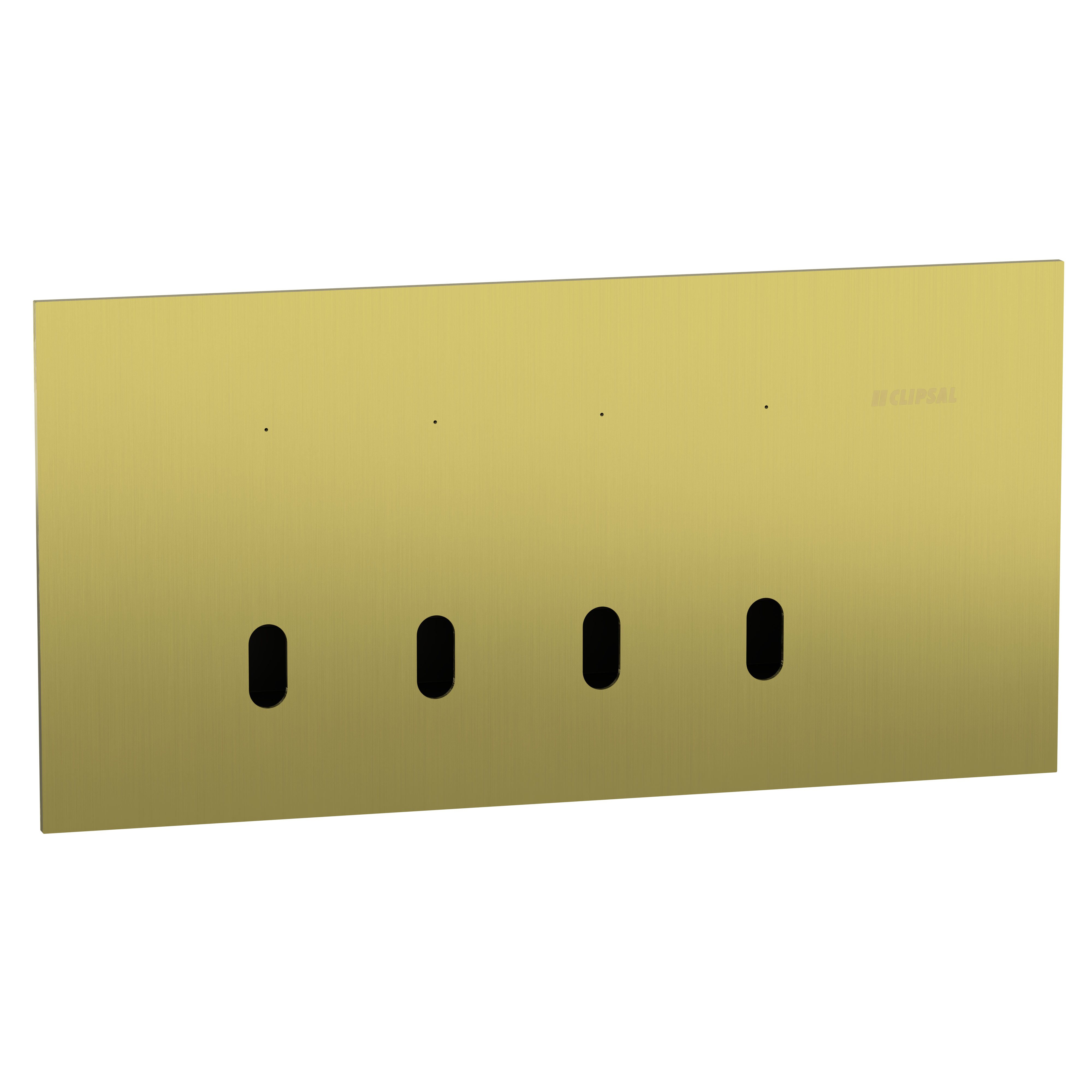 Clipsal Grid plate with cover frame, Solis T Series, for switch, horizontal, 4 gangs
