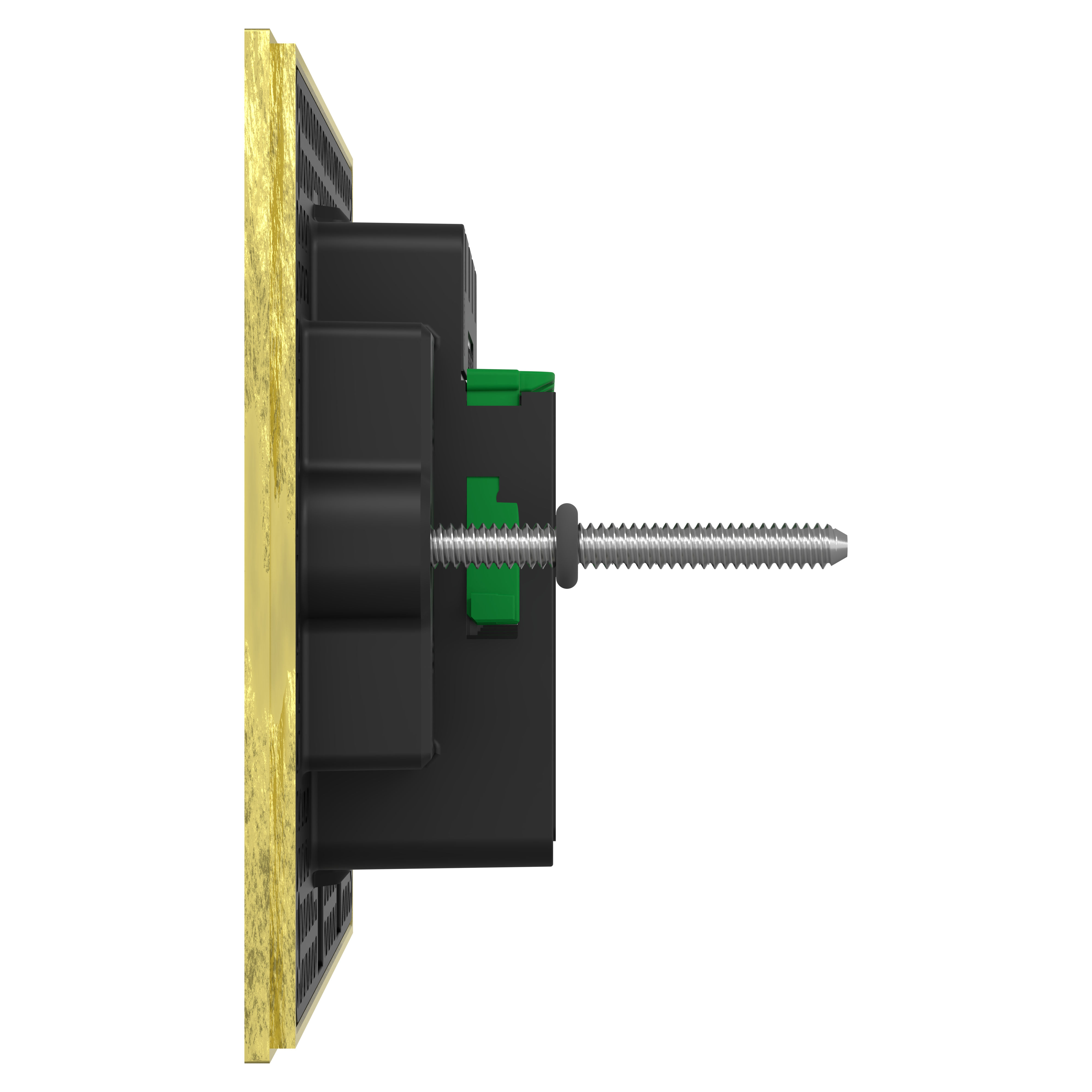 Clipsal Grid plate with cover frame, Solis T Series, for switch, horizontal, 4 gangs