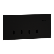 Clipsal Grid plate with cover frame, Solis T Series, for switch, horizontal, 4 gangs