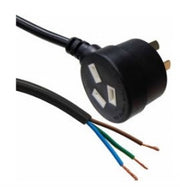 Dynamix 10Amp 3Pin Tapon Plug to Bare End 3metres