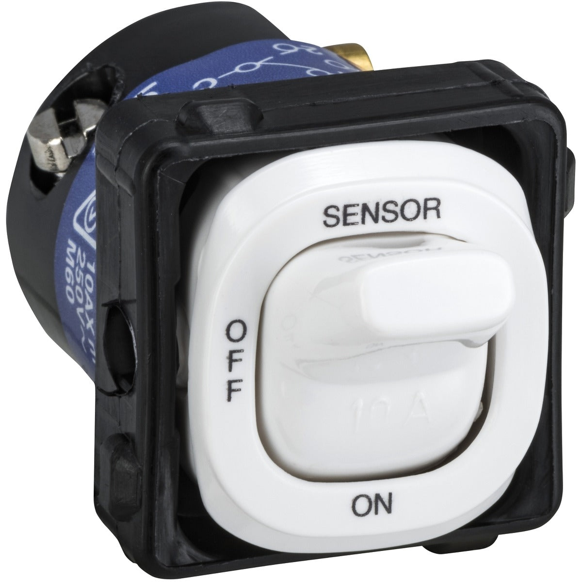 Clipsal Module 3 Position Switch SENSOR/OFF/ON 10Amp - White