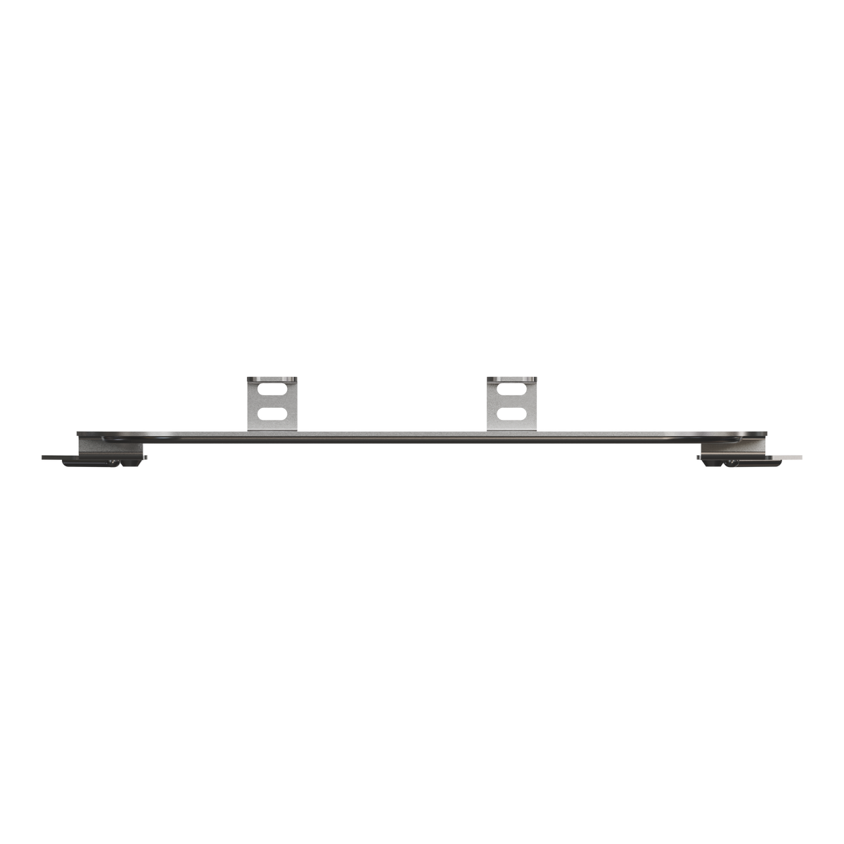 Clipsal Clip mounting, Solis, 120mm mounting centers, silver metallic