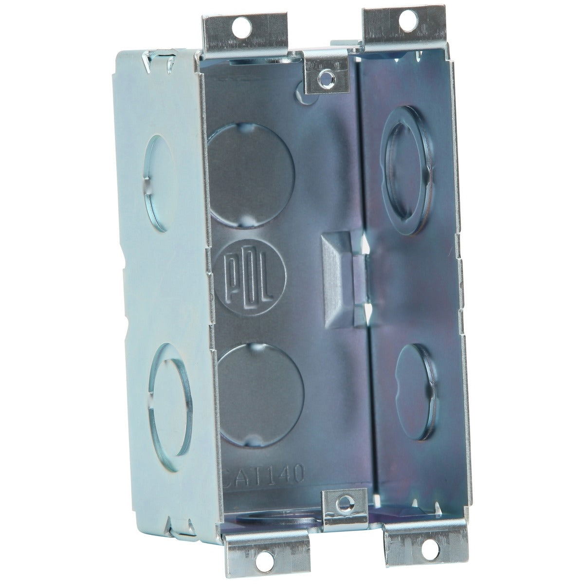 PDL Metal Wall Box 1Gang 50mm for Concrete Installations
