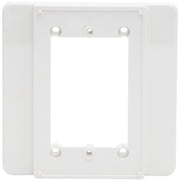 PDL Conversion Mounting Plate 2Gang - White