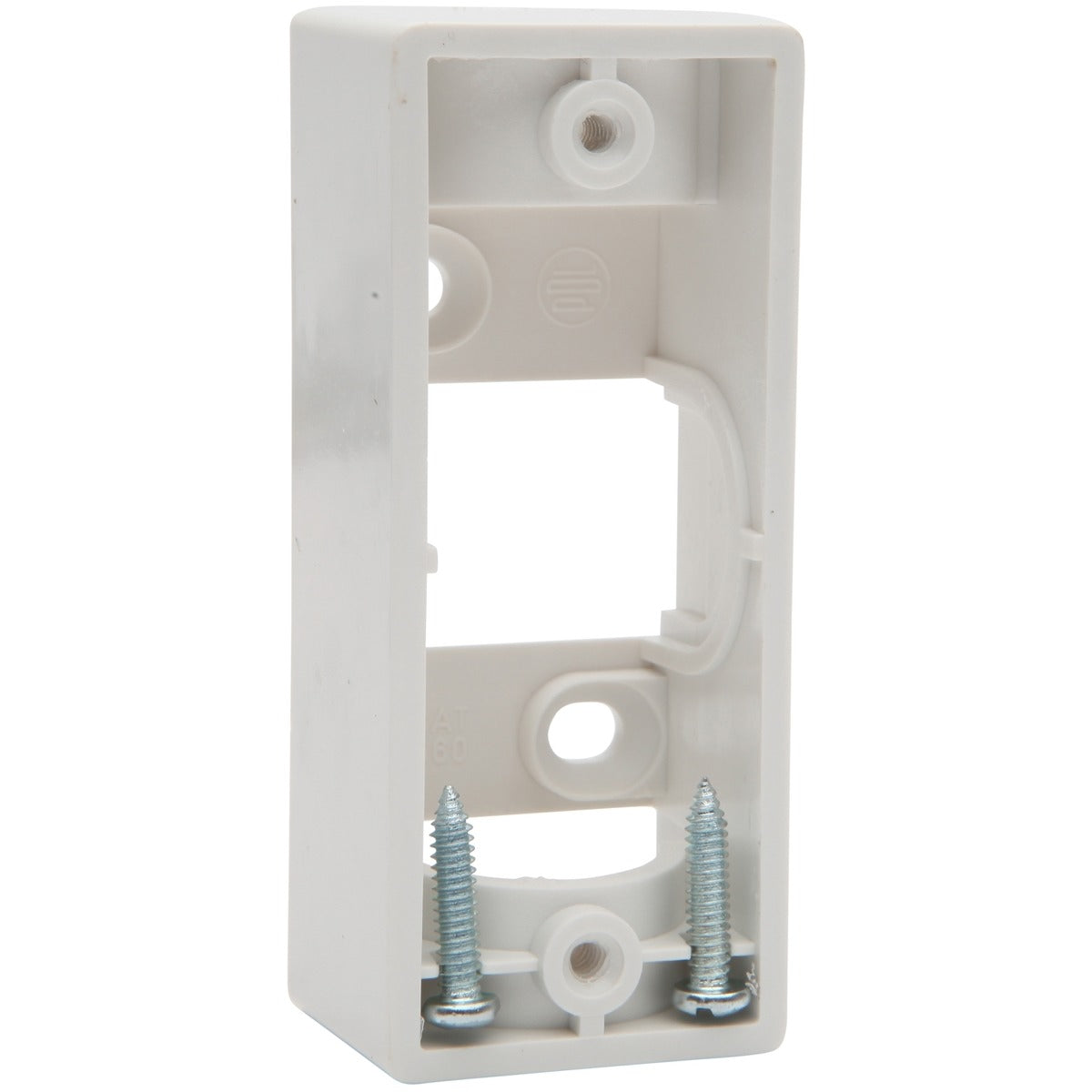 PDL Architrave Mounting Block for 1&2Gang - White