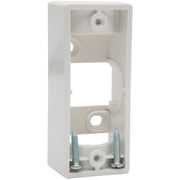 PDL Architrave Mounting Block for 1&2Gang - White