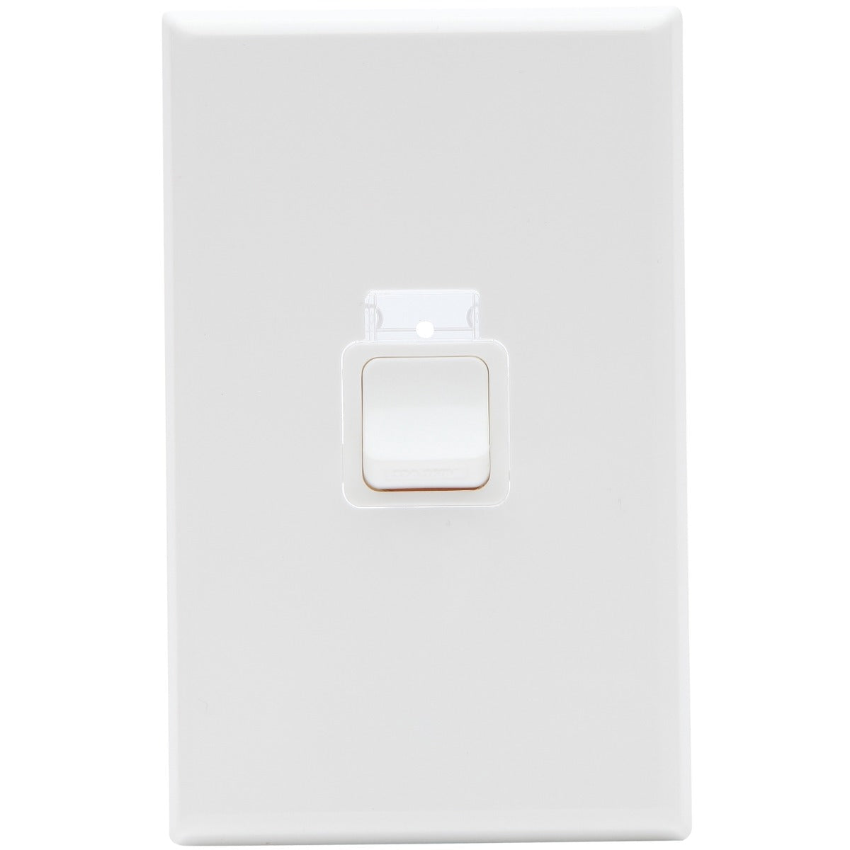 PDL Switch 600 Series - Assembled - Vertical - 1-gang - 250 V - 32 A / 20 AX - White