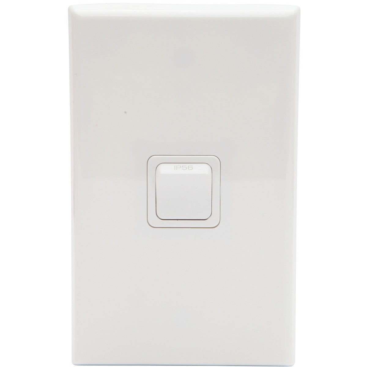 PDL Switch 600 Series - Assembled - Vertical - 1-gang - Single-pole - 250 V - 16 A / 16 AX - White