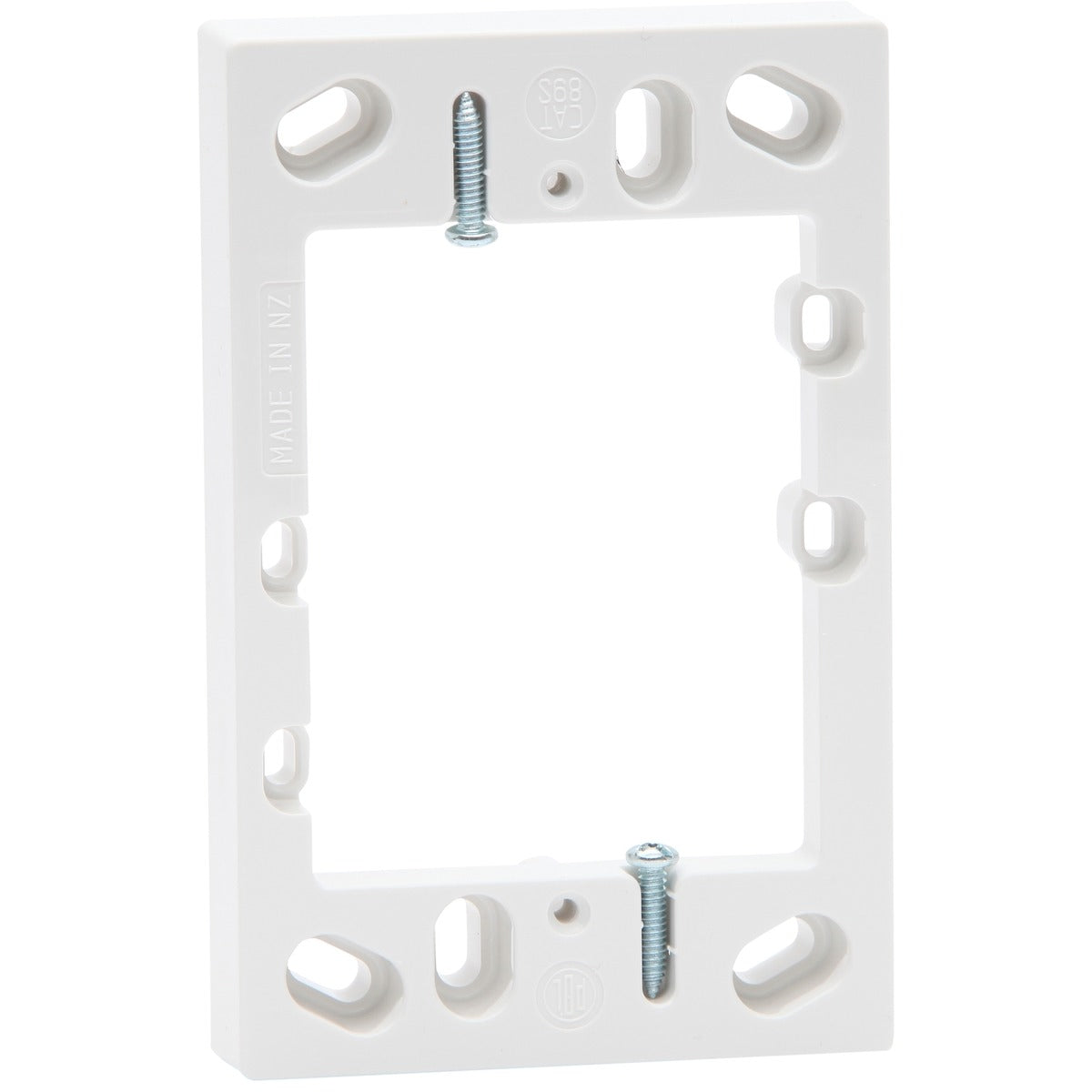 PDL Shallow Universal Mounting Block 18mm - White