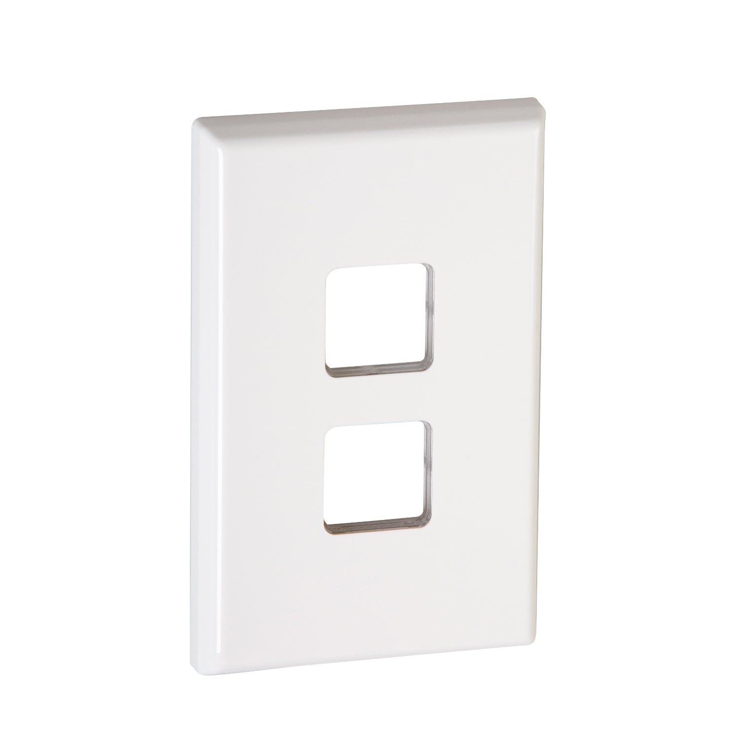 PDL Cover Switch 600 Series - 2-gang - White